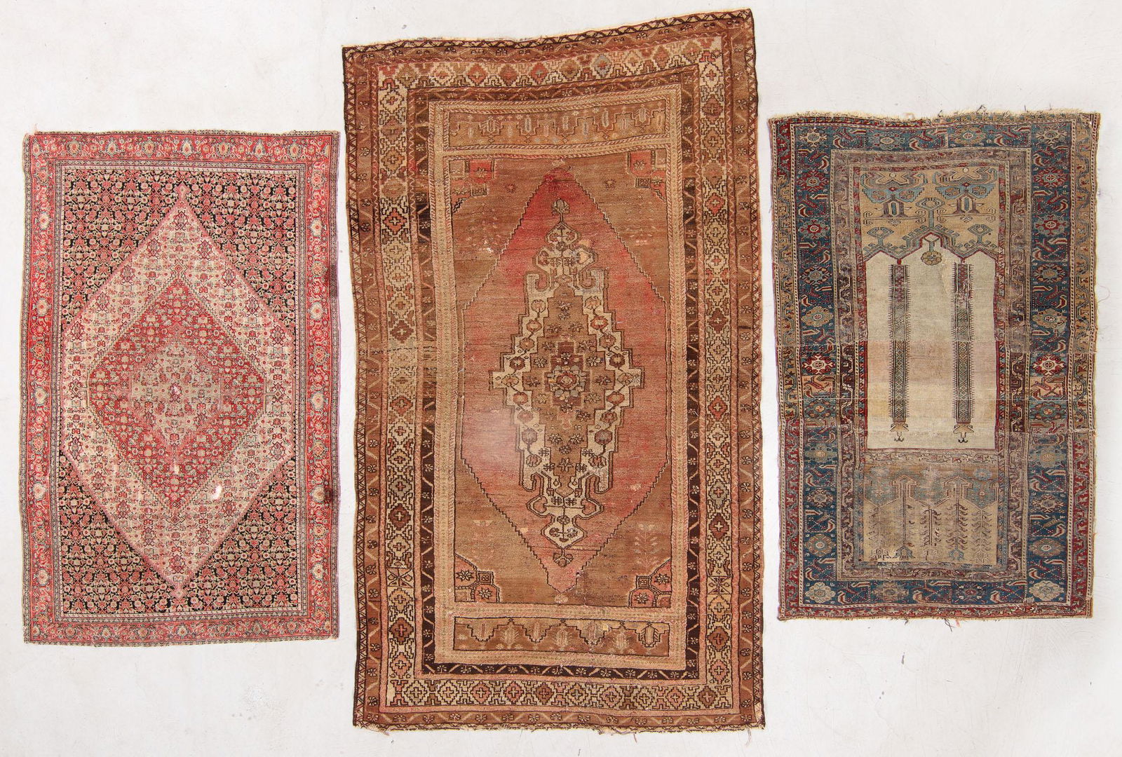 Three Antique Estate Rugs (1 of 9)