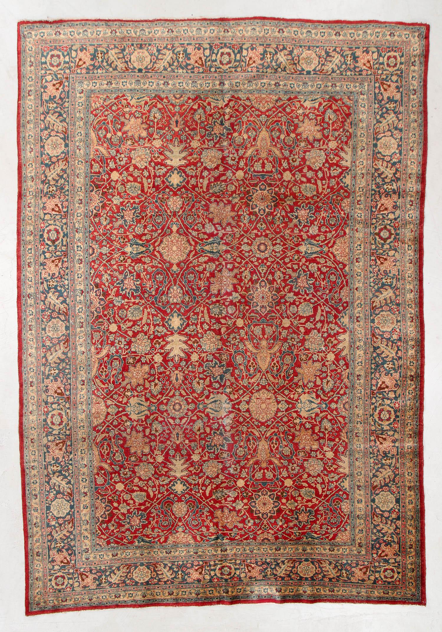 Tabriz Rug, Persia, Mid 20th C., 7'2'' x 10'8'' (1 of 5)