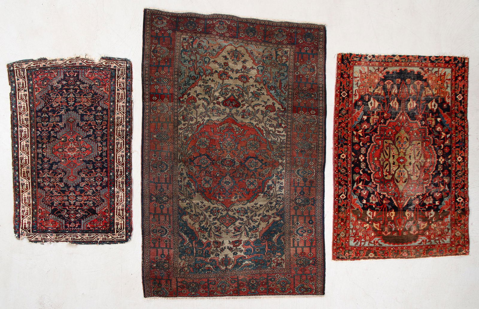 Three Antique Persian Estate Rugs (1 of 9)