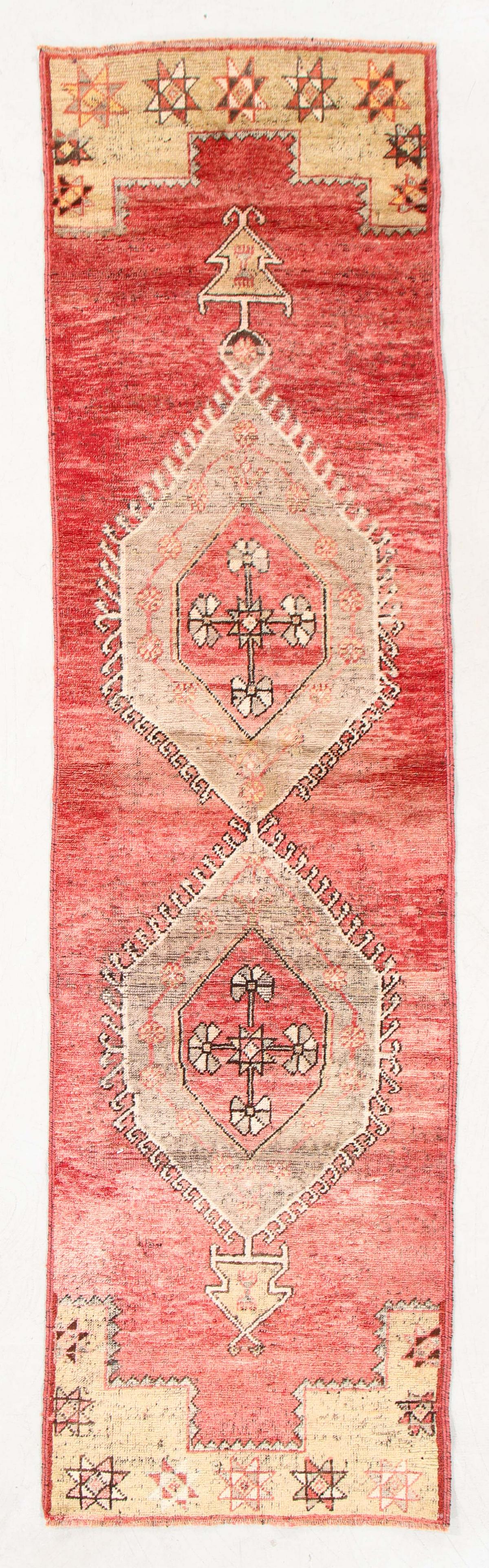 Oushak Village Rug, Turkey, Mid 20th C., 2'8'' x 9'11'' (1 of 5)