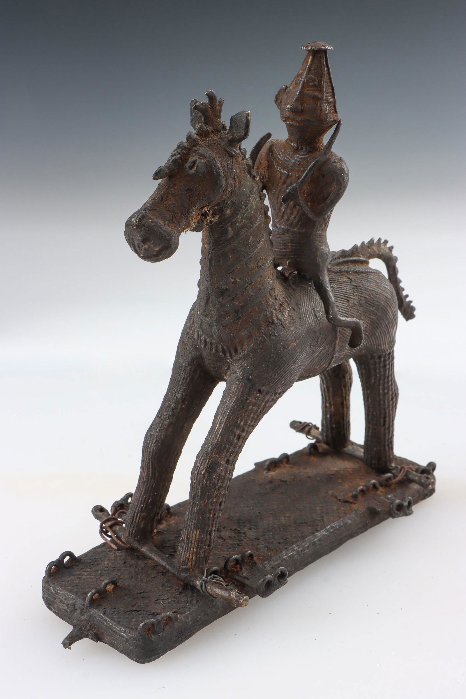 Kondh Metal Horse and Rider, Orissa, India, 19th/20th (1 of 5)