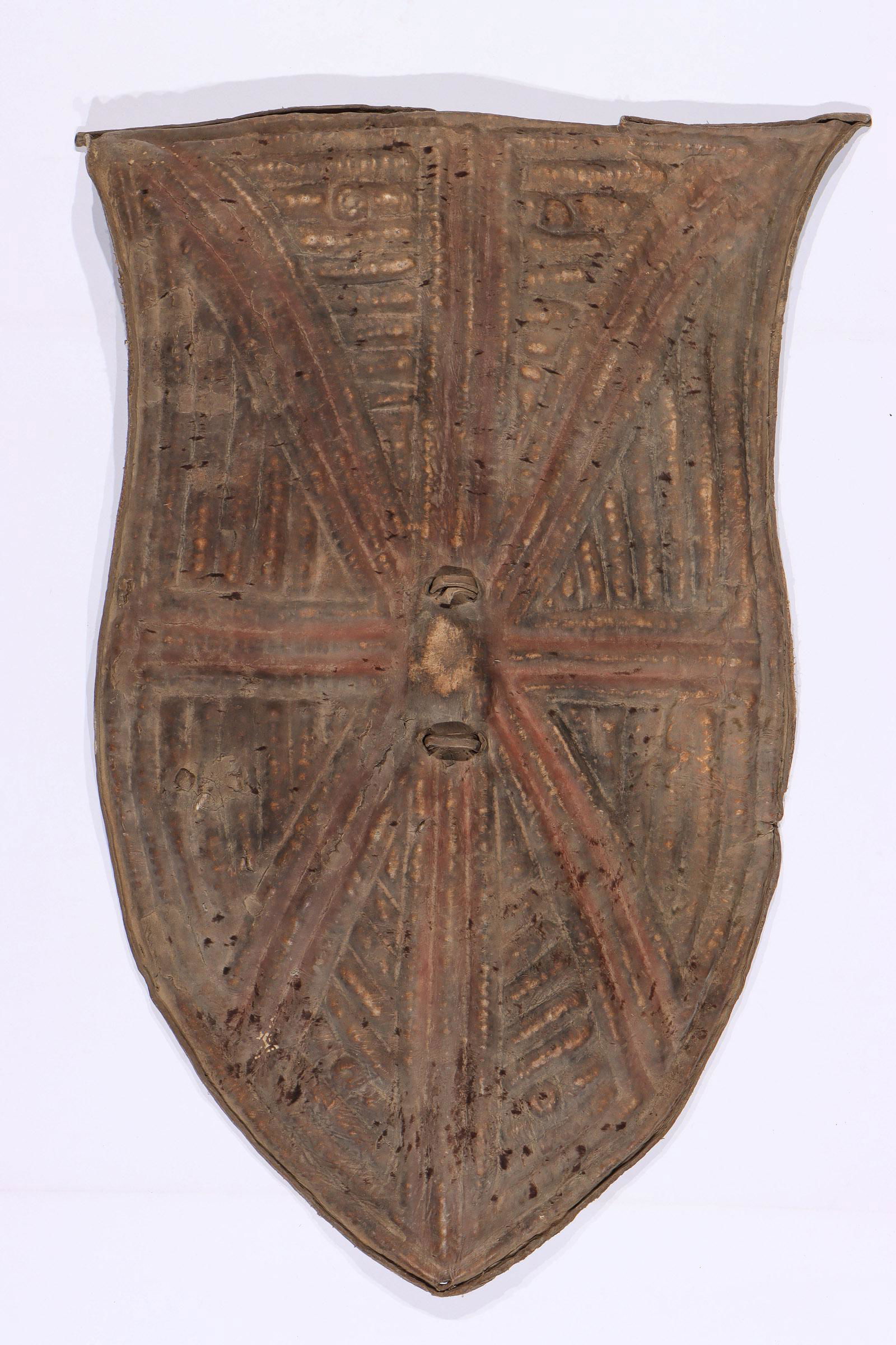 African Kirdi Ceremonial Shield, Nigeria, 19th/20th C. (1 of 2)