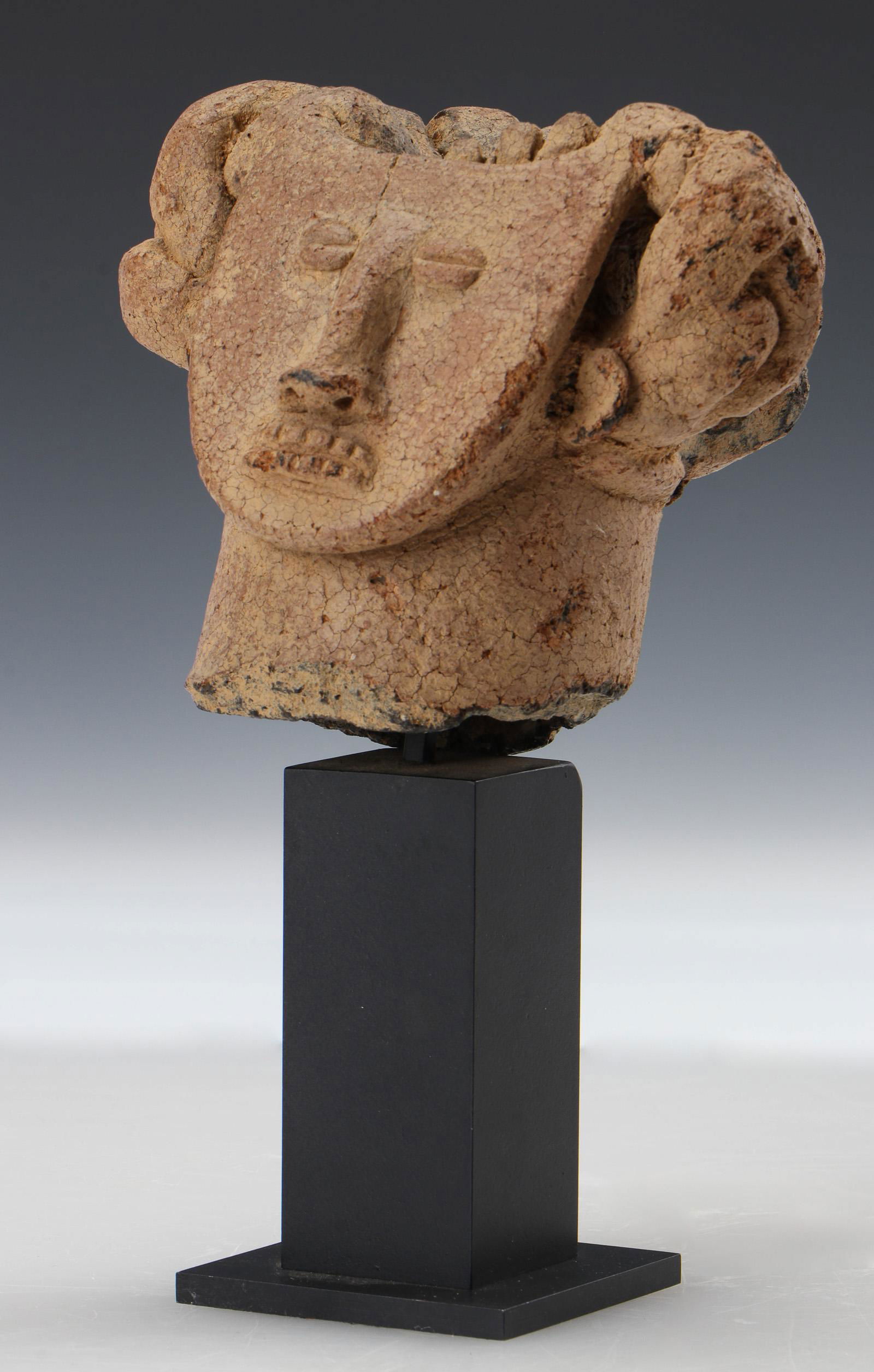 Ancient African Terracotta Bust, Cross River Region, (1 of 5)