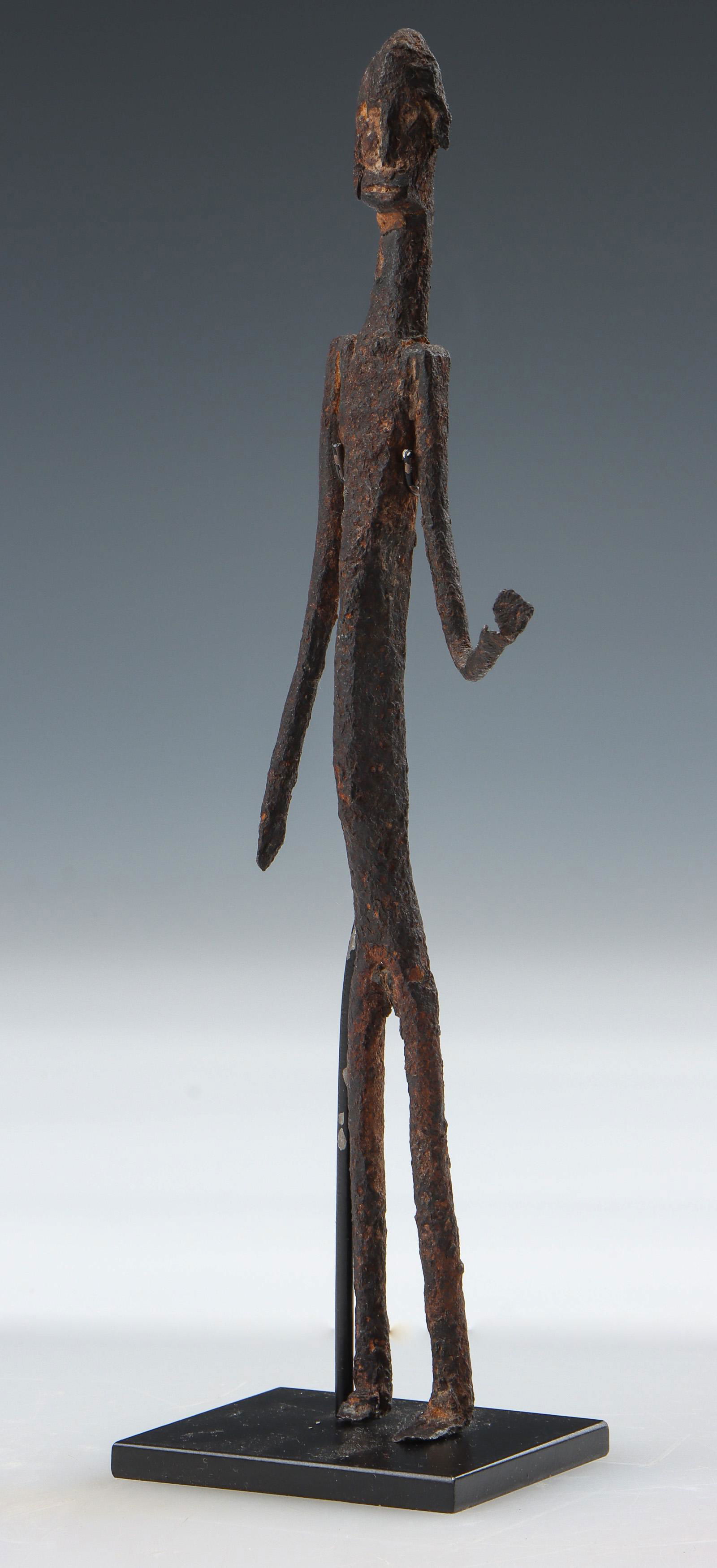 Antique African Bambara (Bamana) Metal Shrine Figure, (1 of 6)