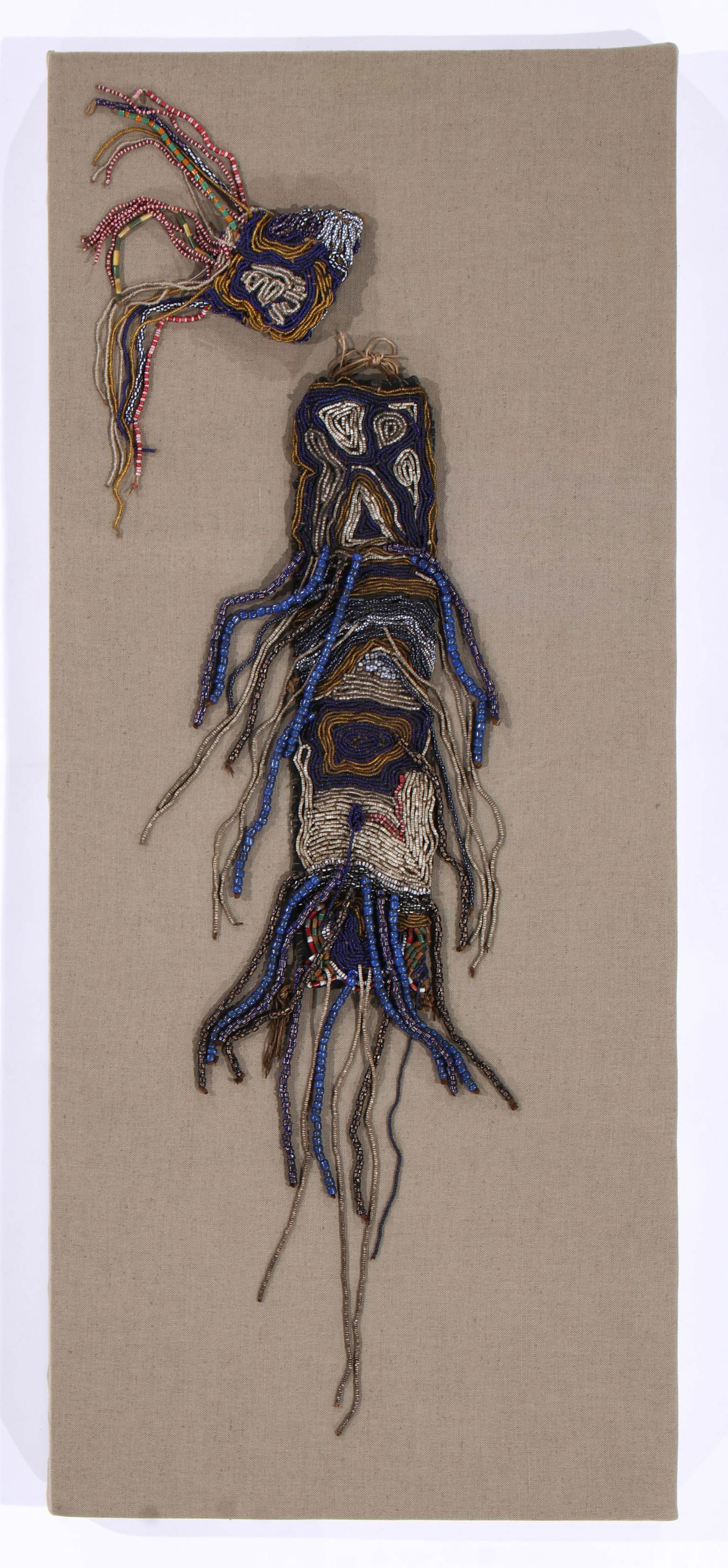 Antique African Yoruba Beaded Sword and Hilt Covers, (1 of 4)