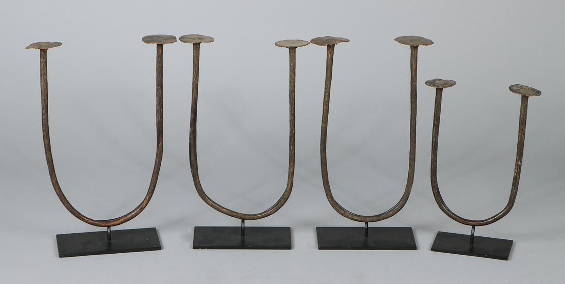 4 African Nkutshu Boloko (Kunga) Currency, DRC (1 of 3)