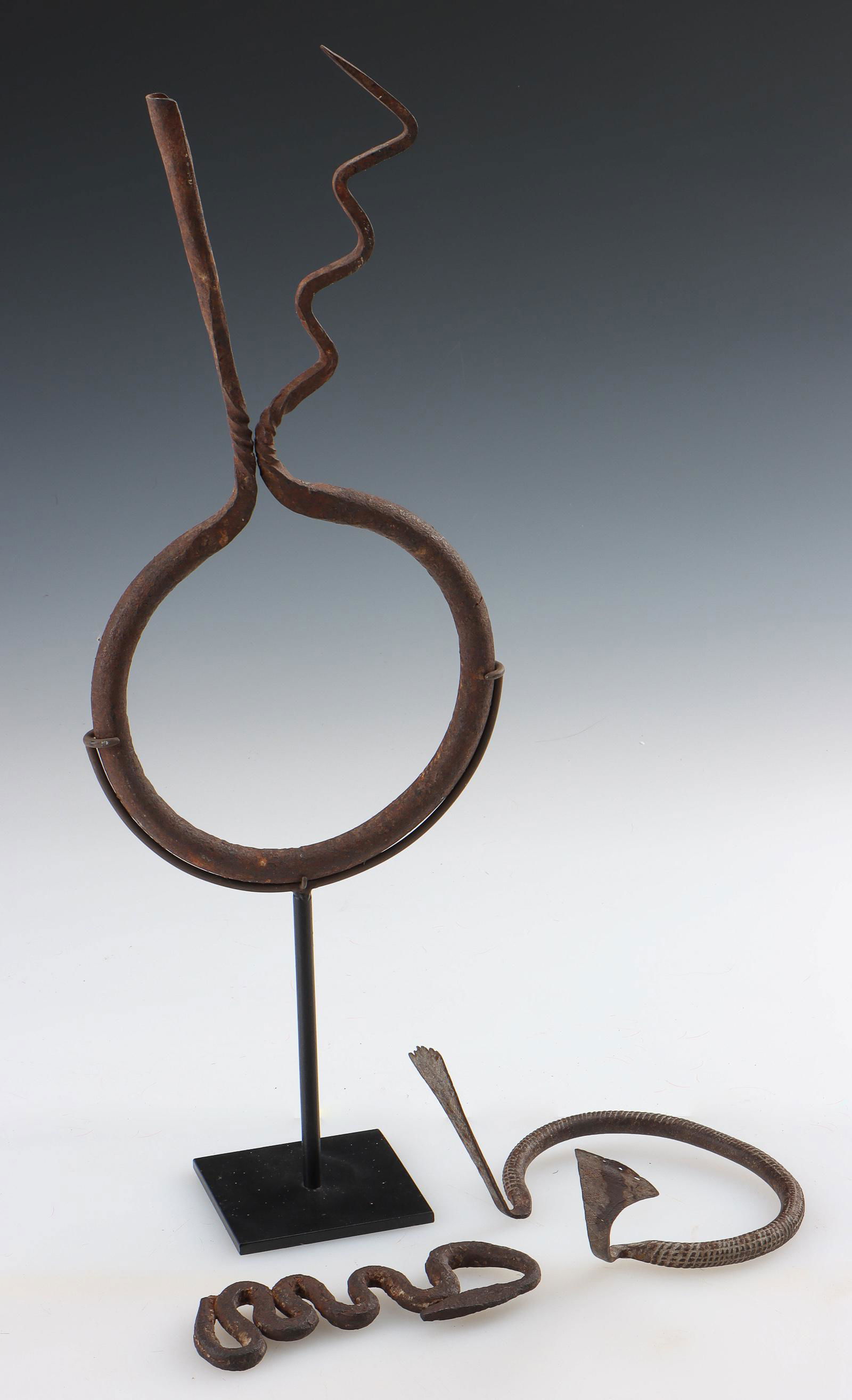 Three Antique African Metal Currency (1 of 3)