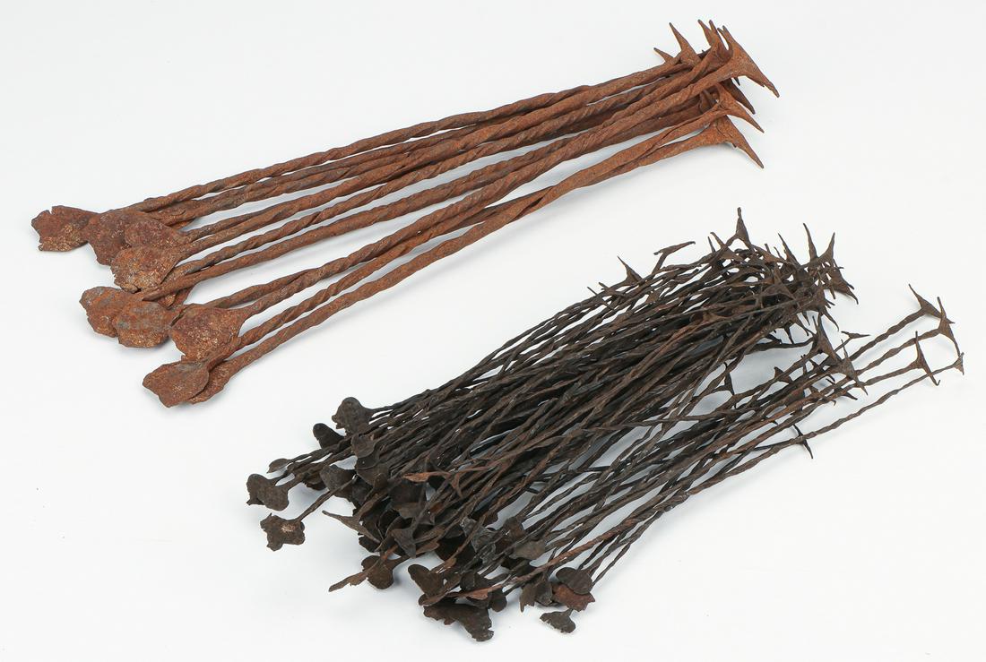 Collection of 100 Antique African Currency Kissi (1 of 2)