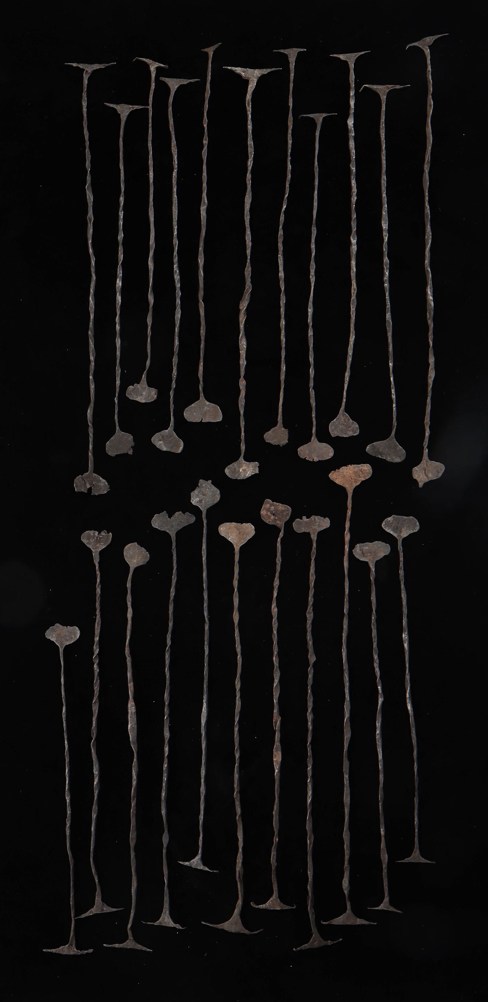 Collection of Antique African Currency Kissi Pennies, (1 of 4)