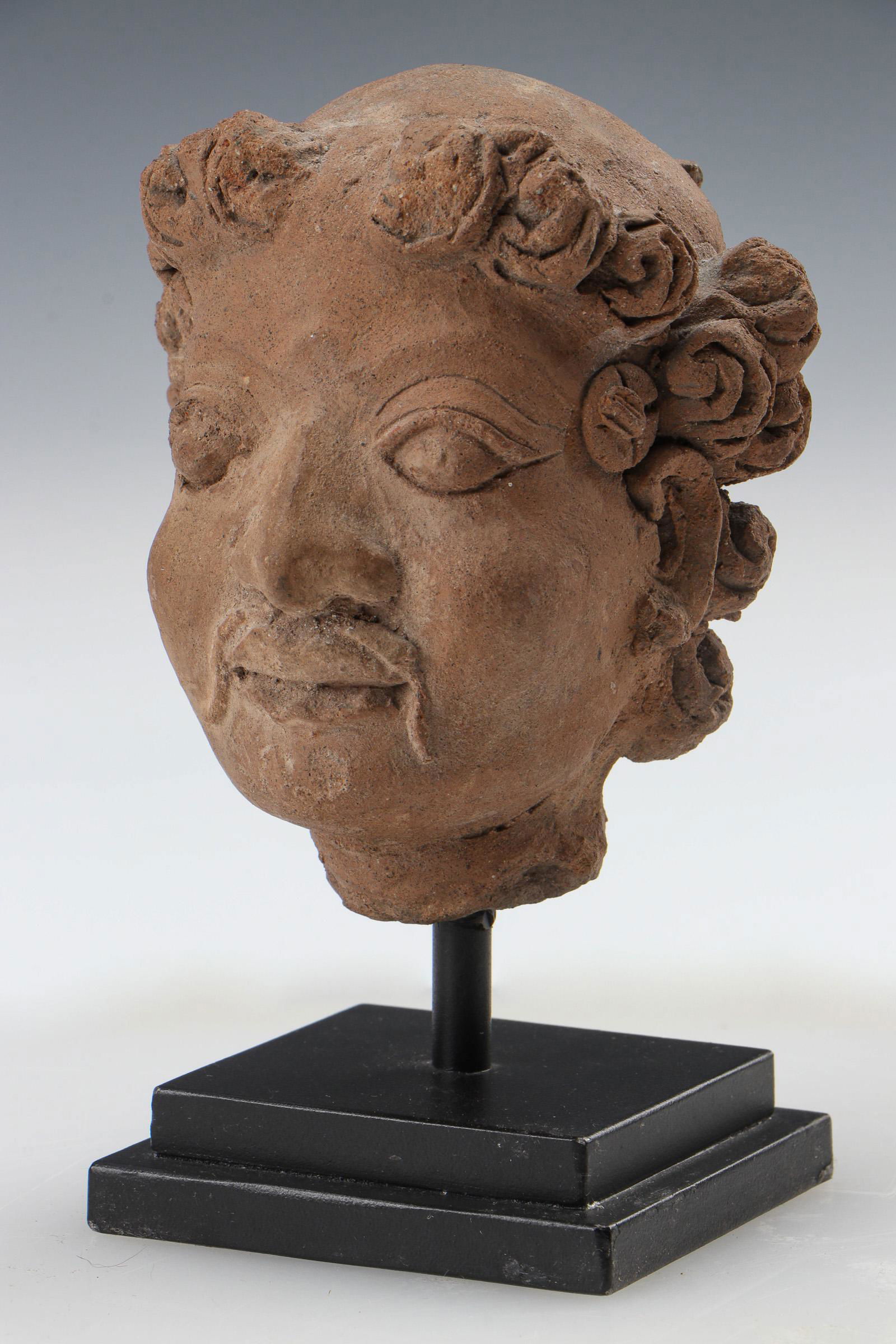 Majapahit Terracotta Bust, East Java, 1294-1478 CE (1 of 5)
