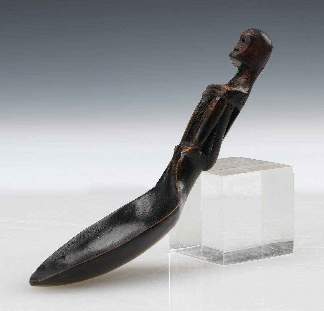 Antique Ifugao Carved Wood Spoon. Philippines (1 of 4)