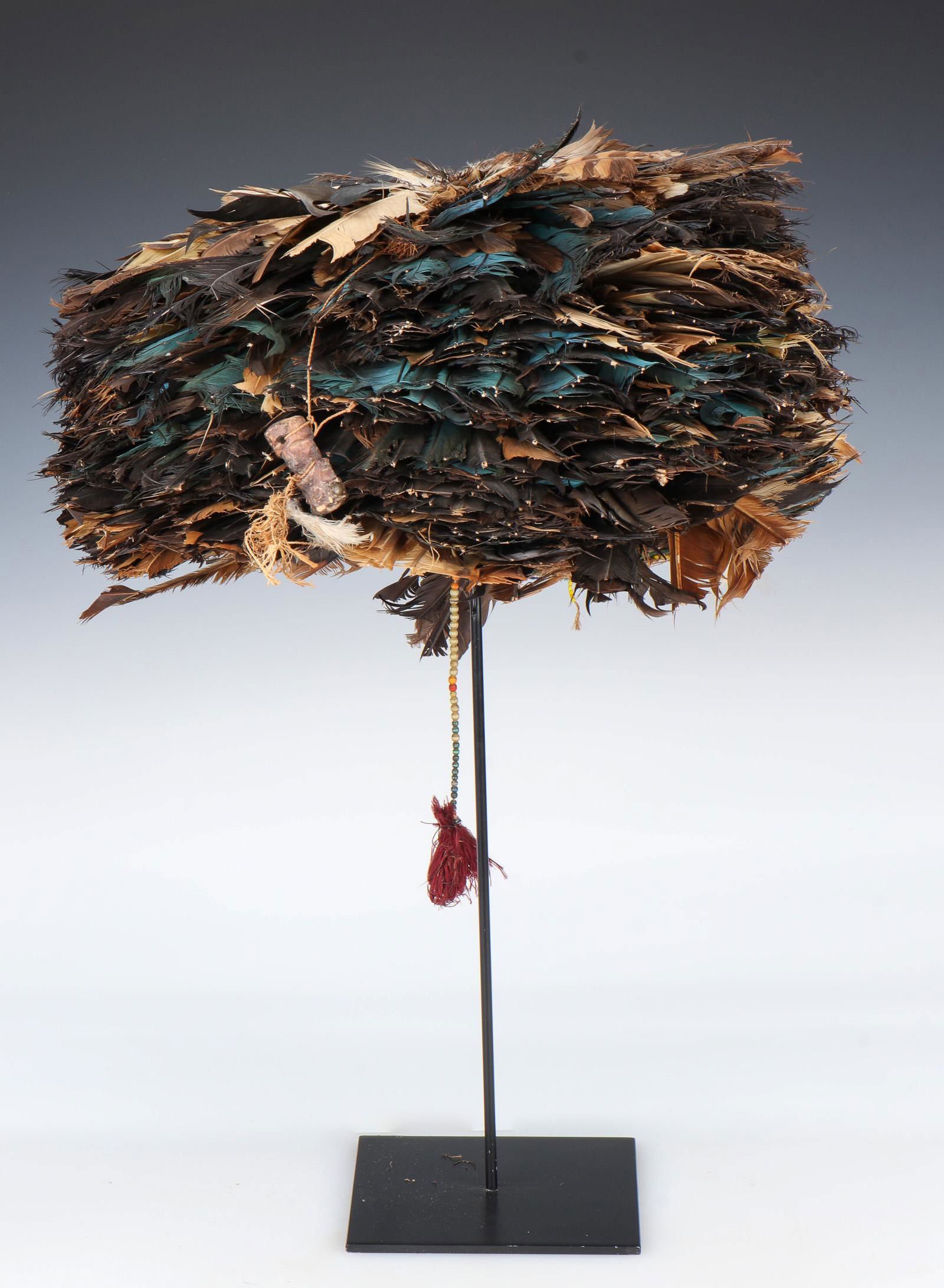 Antique African Luba Bilumba Diviner's Headdress, DRC (1 of 3)