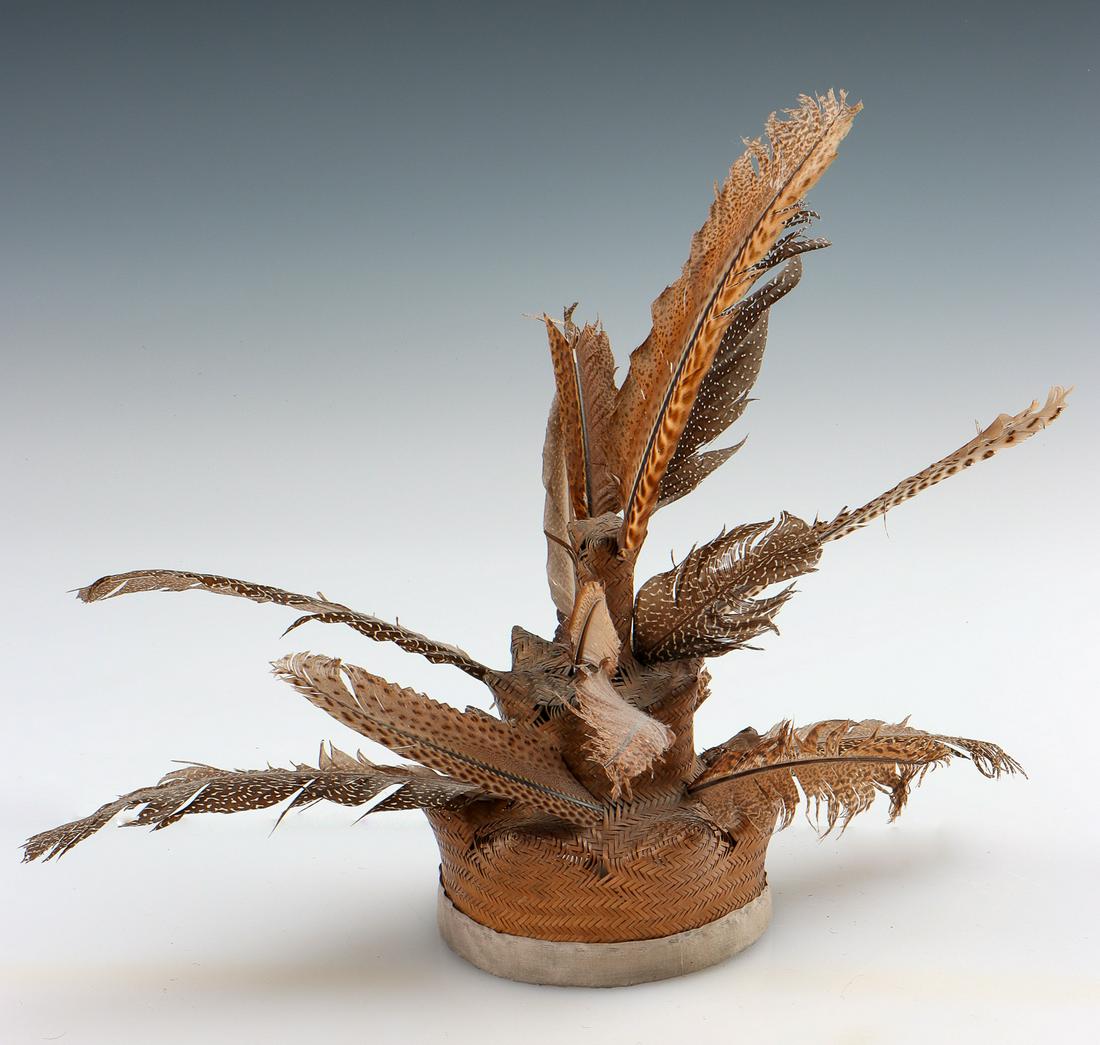 Dayak Hat, Borneo, Mid 20th C. (1 of 6)