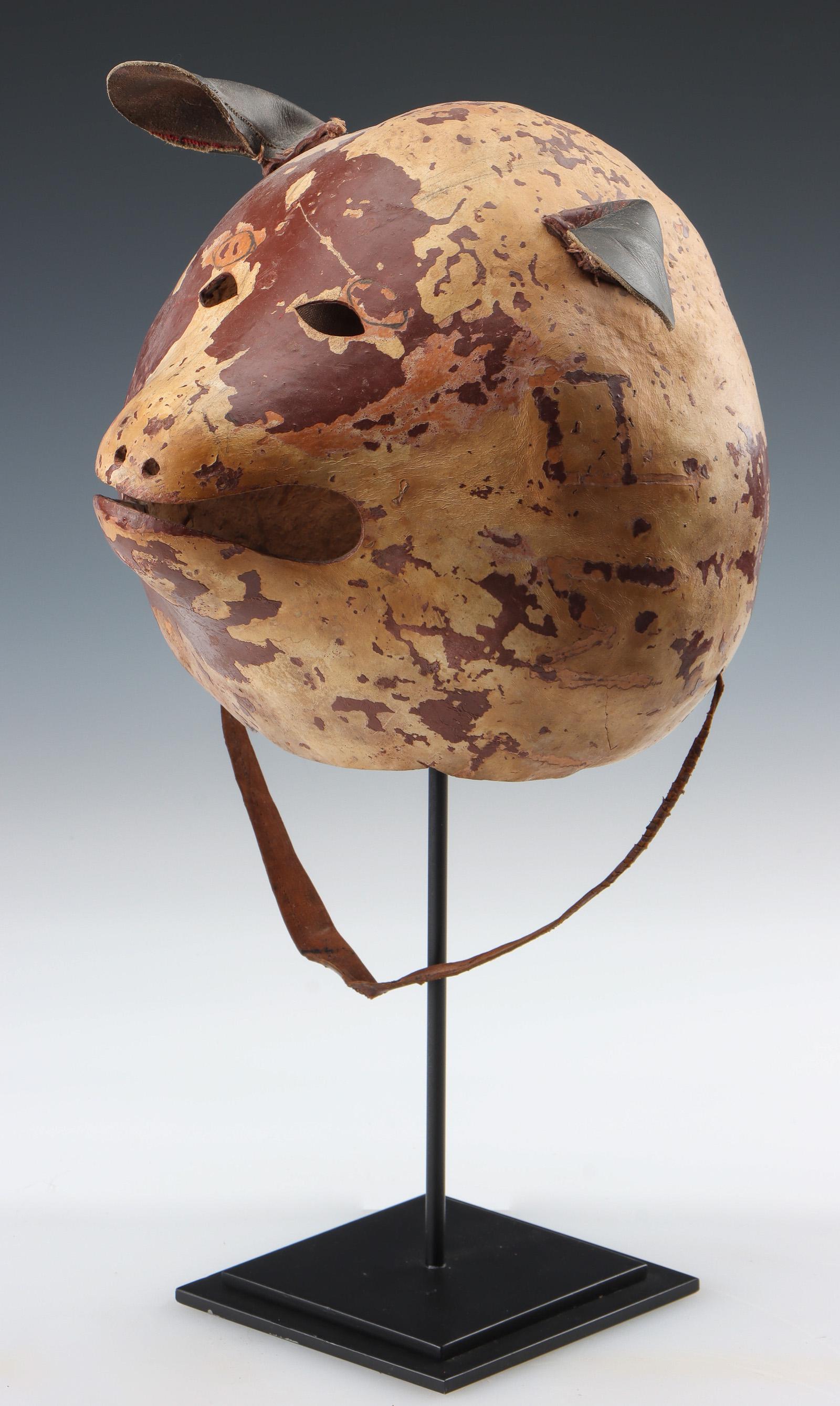 Mexican Pig Dance Mask, Michoacan, Mid 20th C. (1 of 6)