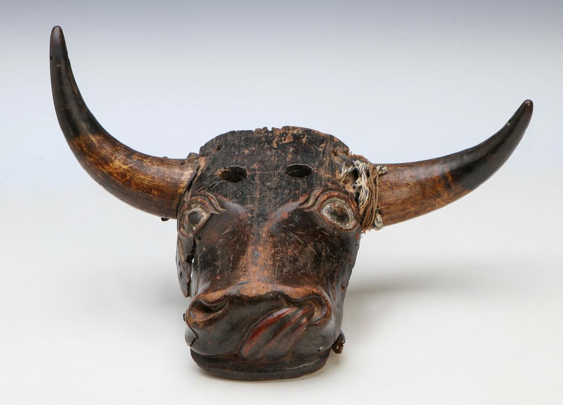 Mexican Festival Bull Mask, Early-Mid 20th C. (1 of 4)