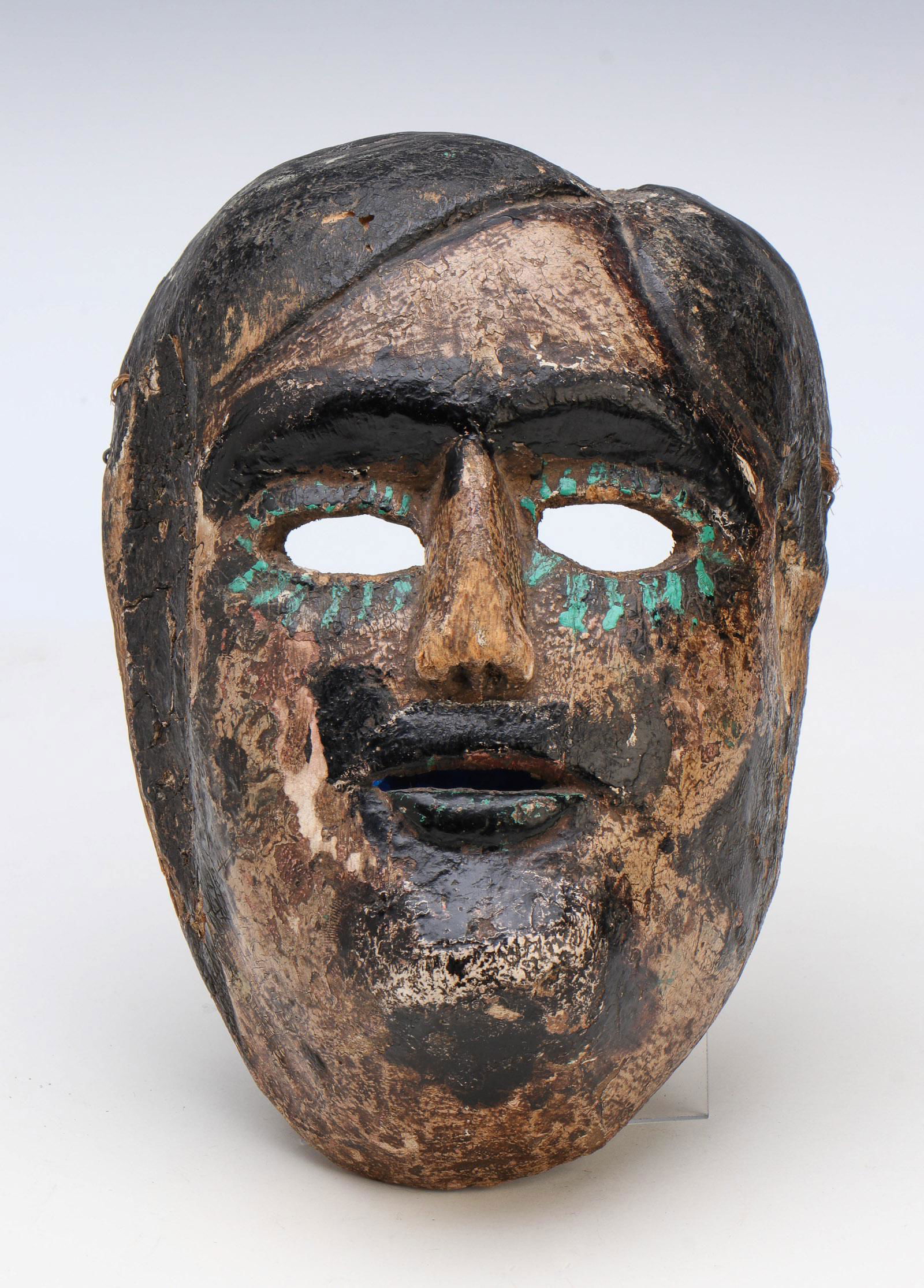 Mexican Juan Negro Dance Mask, Veracruz, Early-Mid 20th (1 of 3)