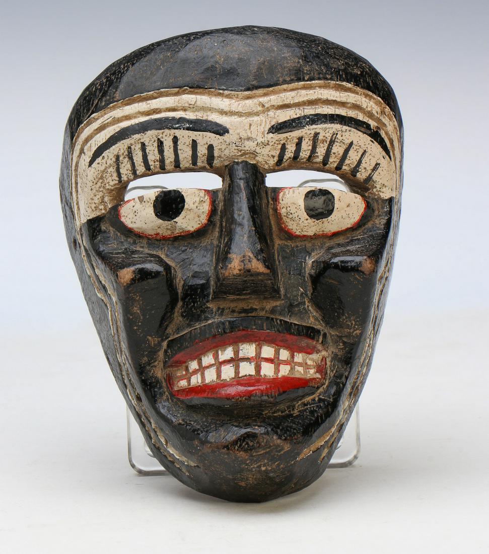 Mexican Negrito Dance Mask, Oaxaca, Early-Mid 20th C. (1 of 4)
