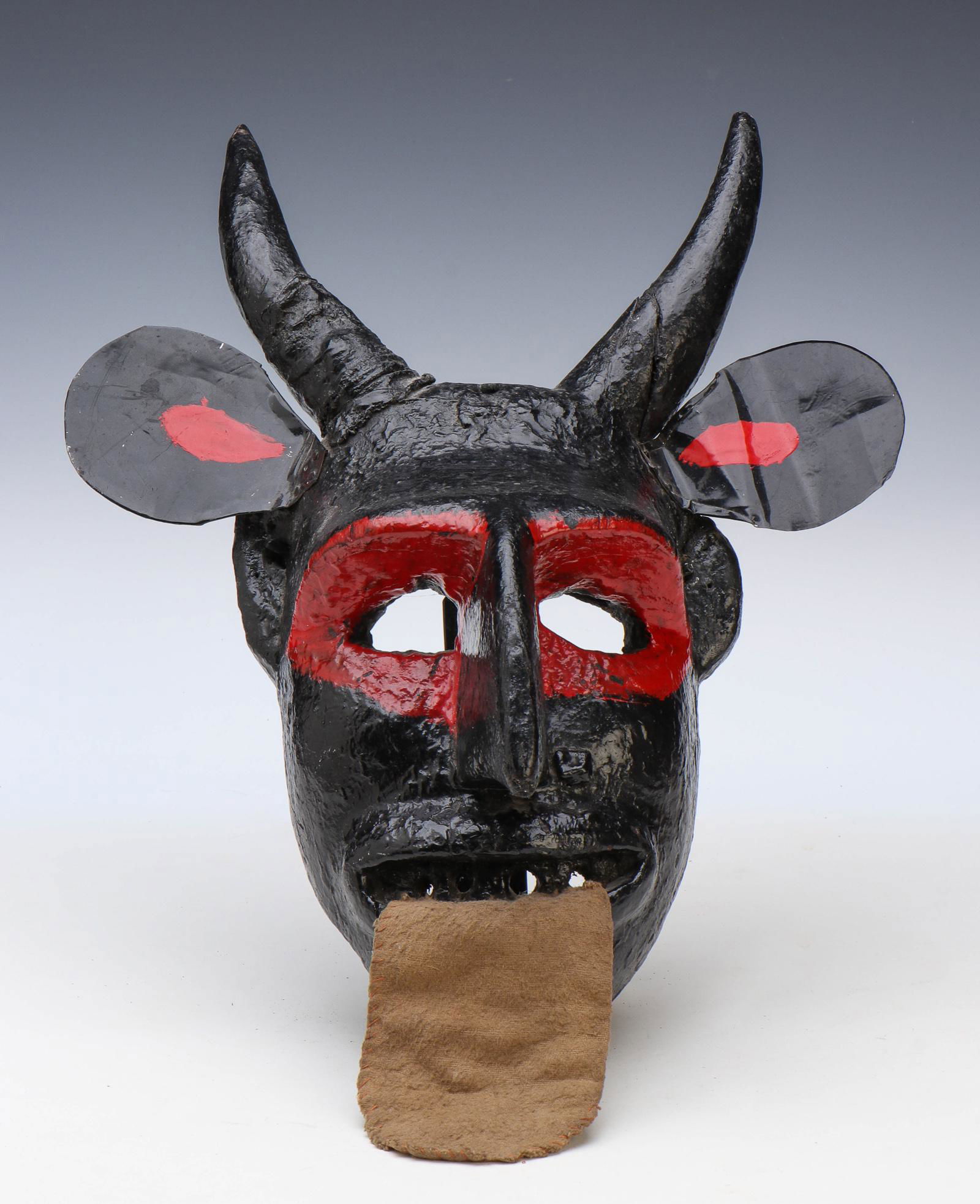 Mexican Devil Dance Mask, Jalisco, Early/Mid 20th C. (1 of 4)