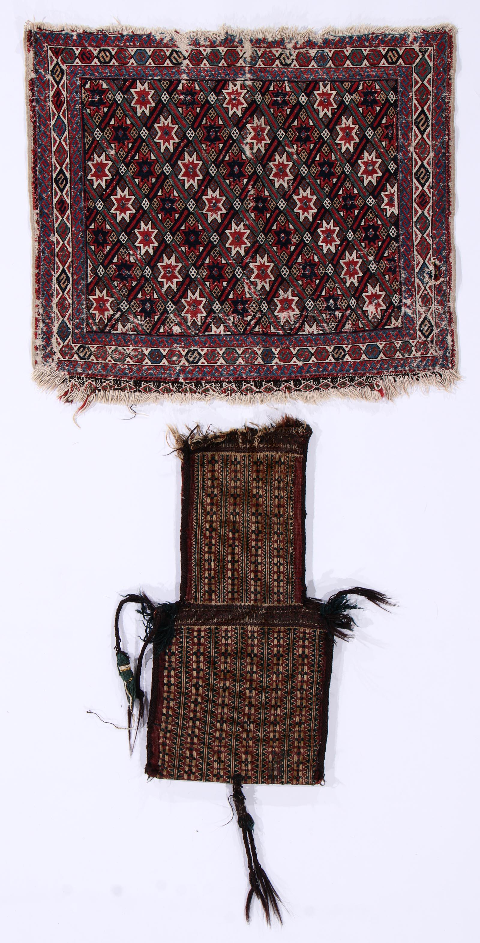 Two Antique Persian Wool Weavings/Trappings (1 of 6)