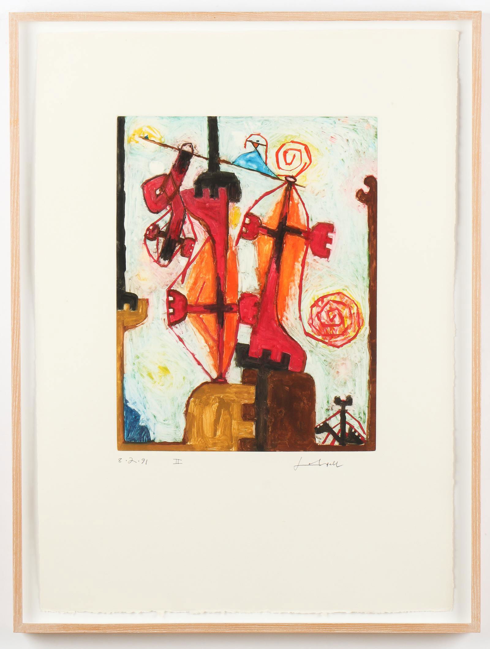 Frank Lobdell (American, 1921-2013) Etching (1 of 3)