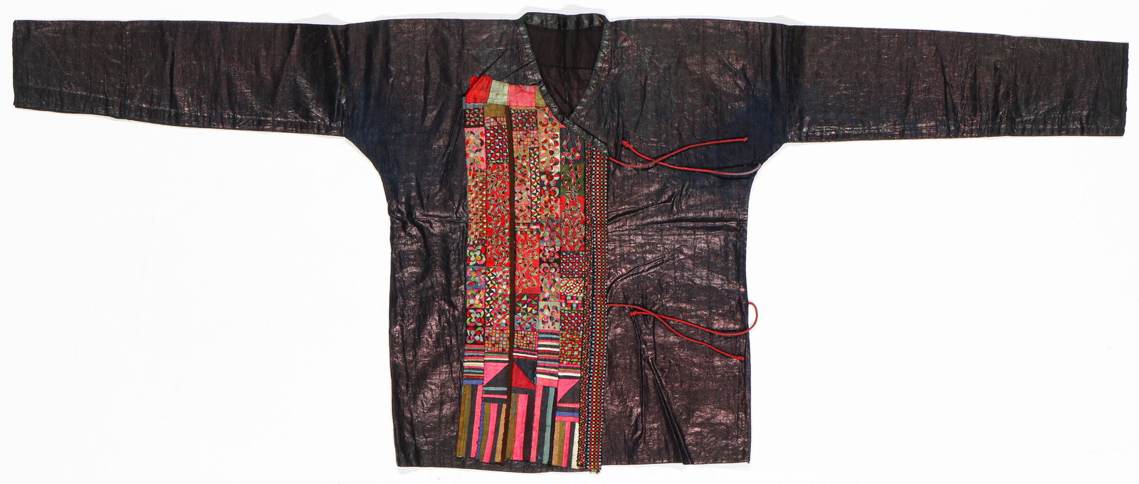 Miao Indigo-Dyed Embroidered Jacket, Mid 20th C. (1 of 4)