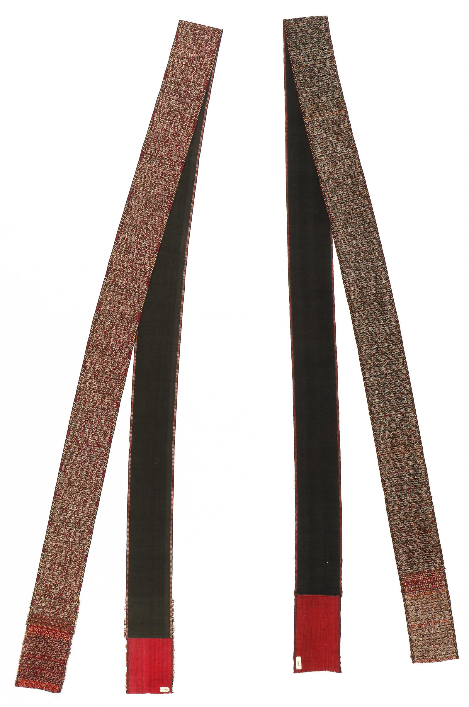 2 Mru Chin Loincloths, Burma, Early 20th C. (1 of 3)