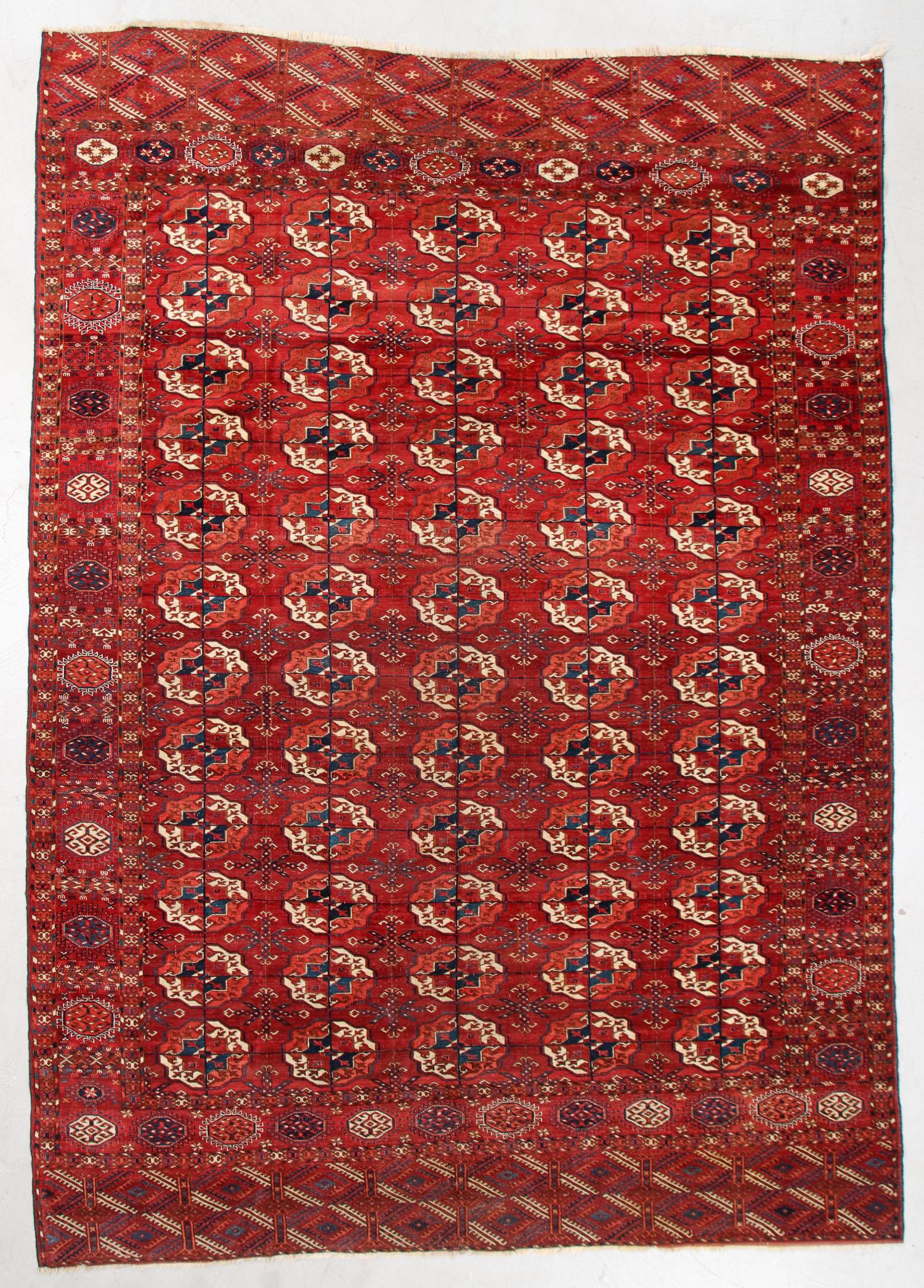 Fine Tekke Main Rug, Turkmenistan, Ca. 1850-75, 7'1'' x (1 of 5)