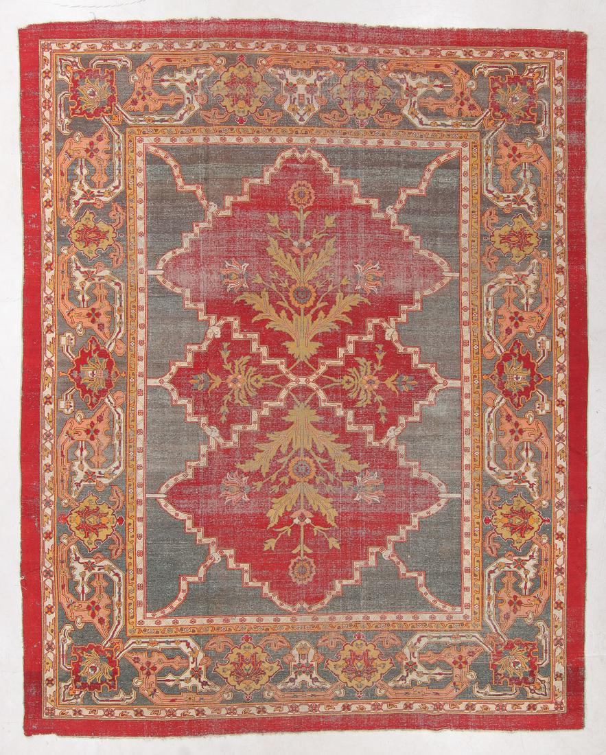 Amritsar Rug, India, Late 19th C., 10'11'' x 13'7'' (1 of 5)