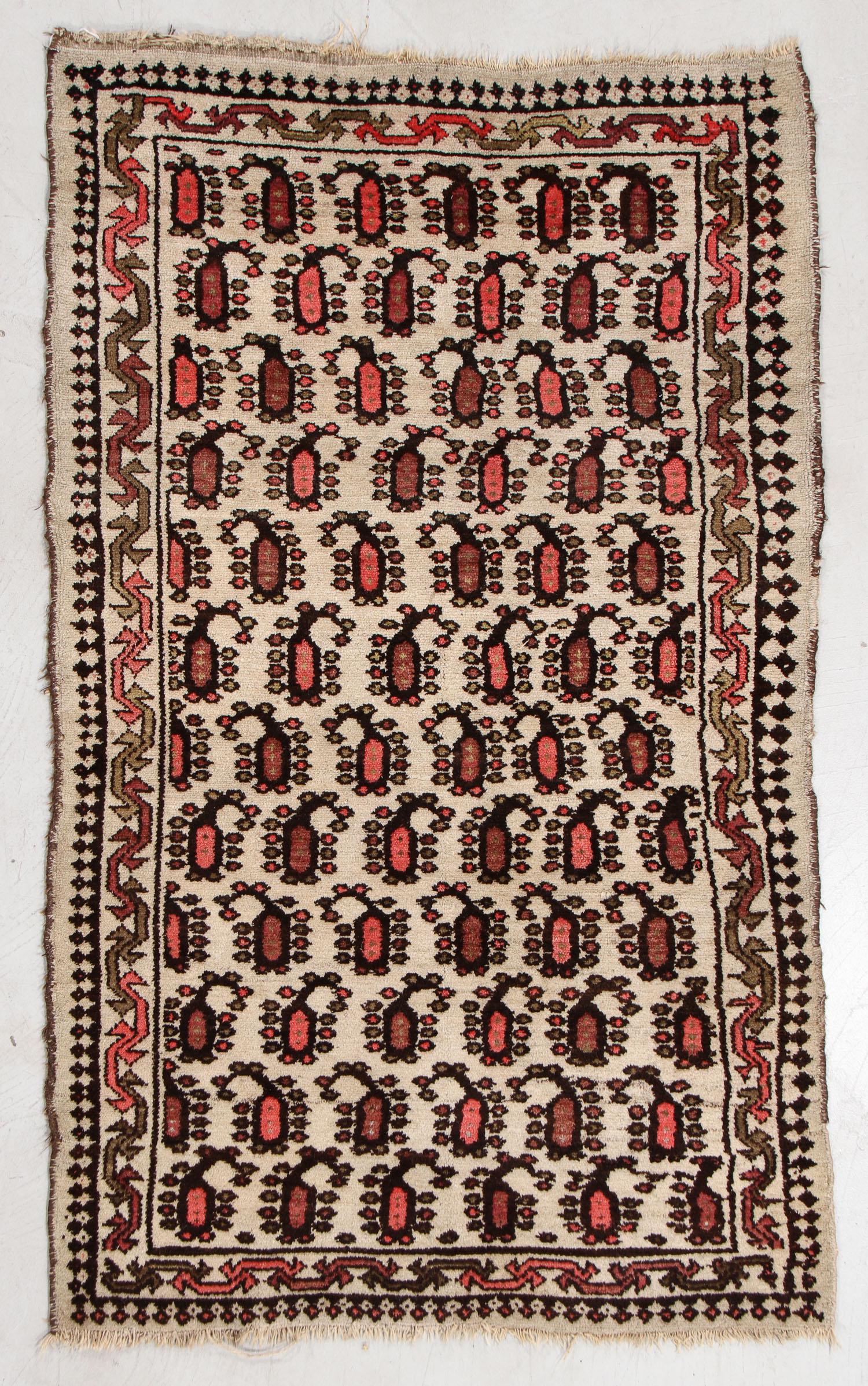 Bakhtiari Gabbeh Rug, Persia, Ca. 1900, 4'0'' x 6'7'' (1 of 5)
