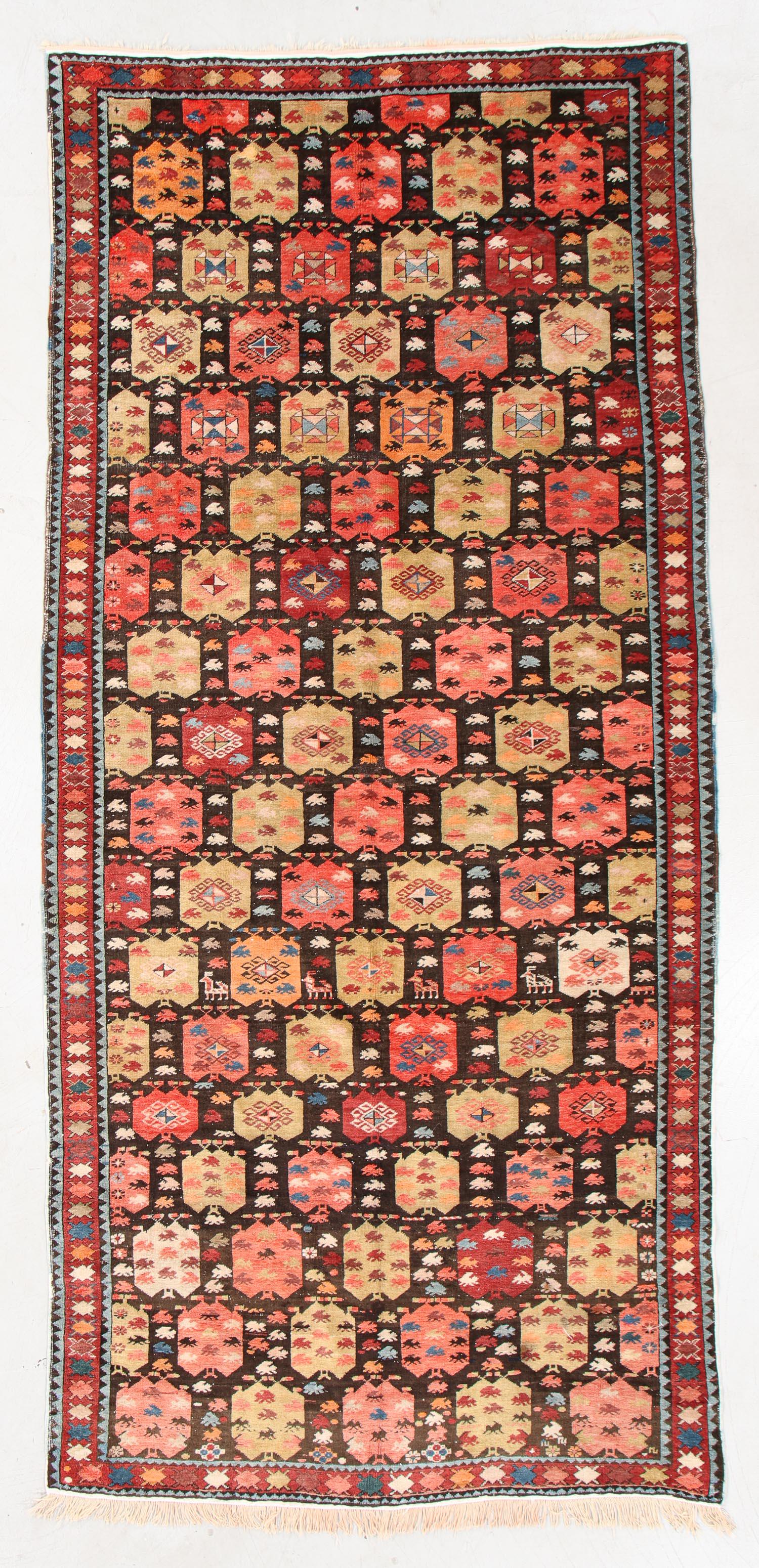 Shirvan Rug, Caucasus, Ca. 1900, 4'2'' x 9'6'' (1 of 5)