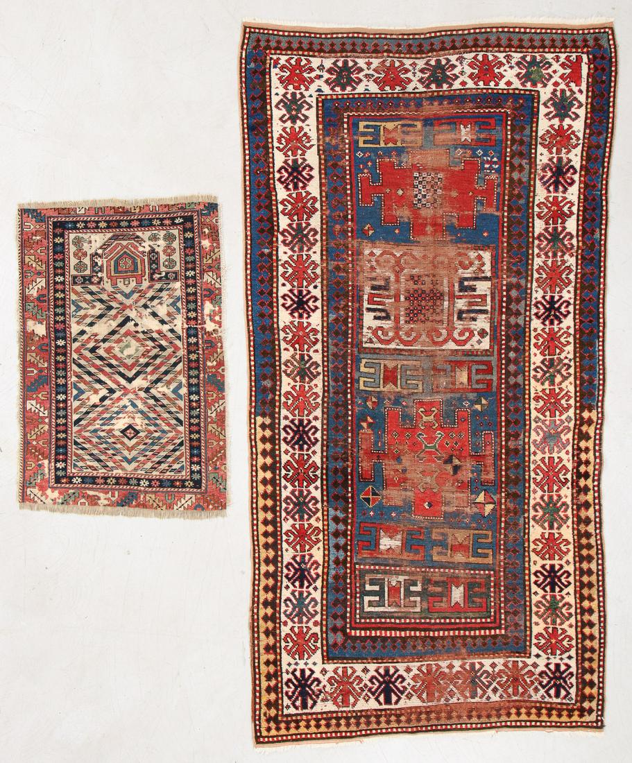 Two 19th C. Caucasian Rugs (1 of 9)