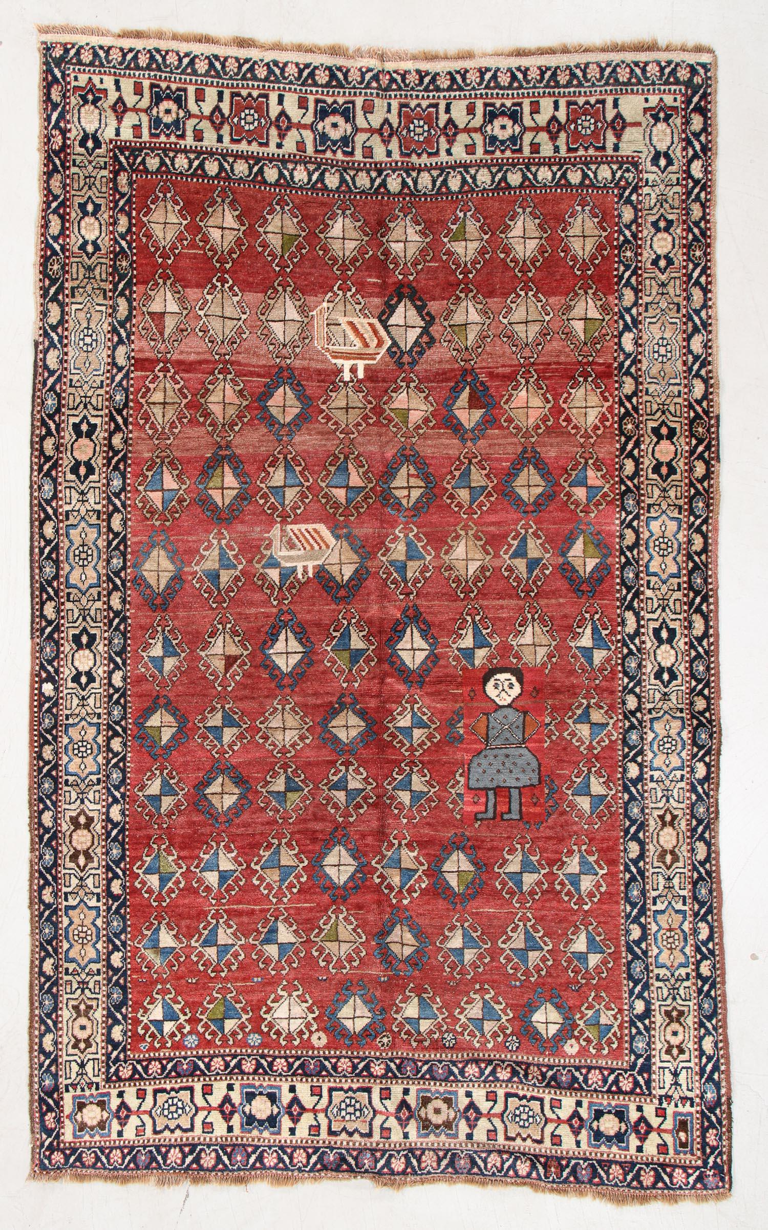 Northwest Persian Rug, Early 20th C., 5'0'' x 8'6'' (1 of 7)
