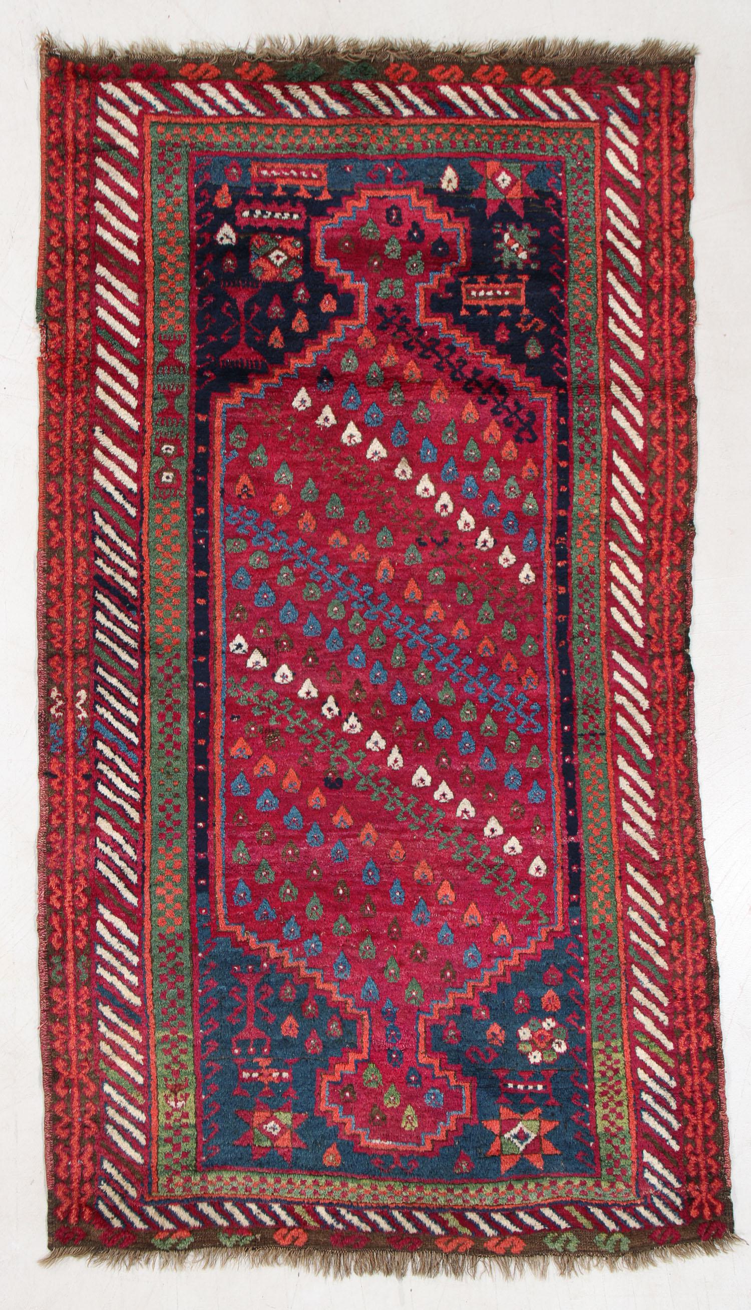 East Anatolian Kurd Yuruk Rug, Turkey, Ca. 1880, 4'3'' (1 of 5)