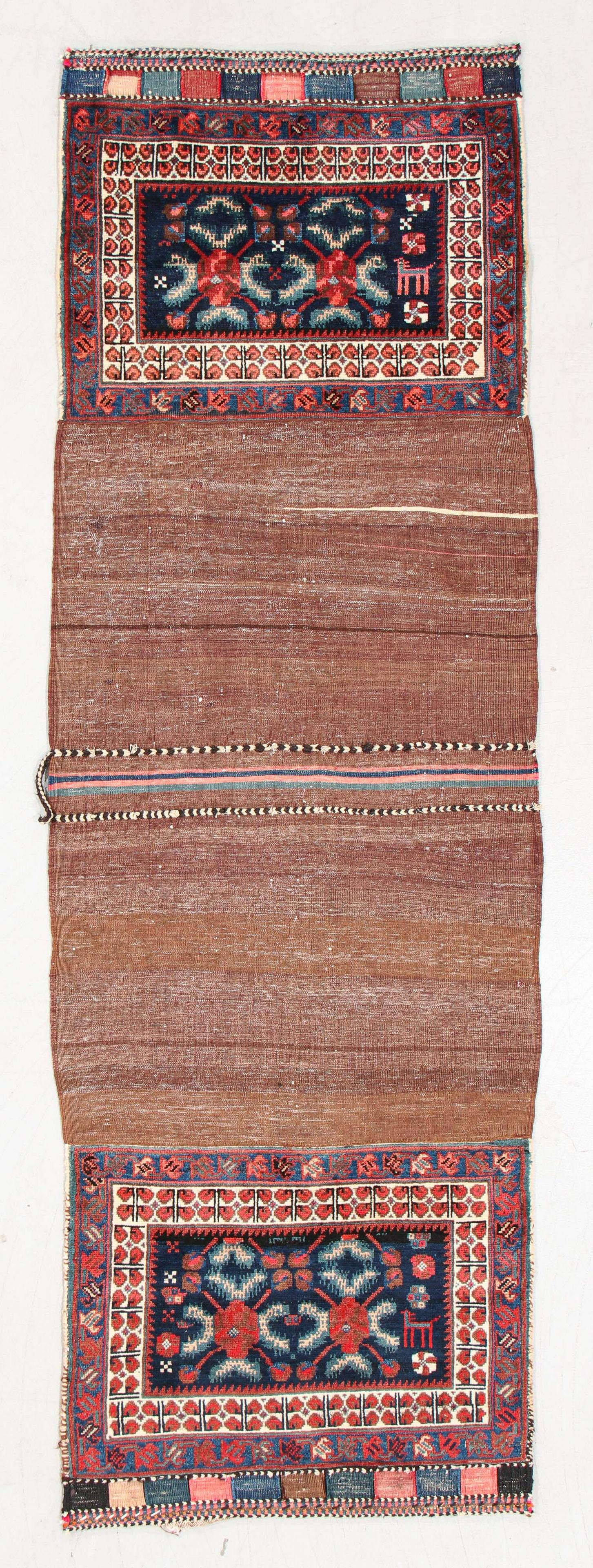 Opened Double Bag/Khorjin, Persia, Early/Mid 20th C. (1 of 6)