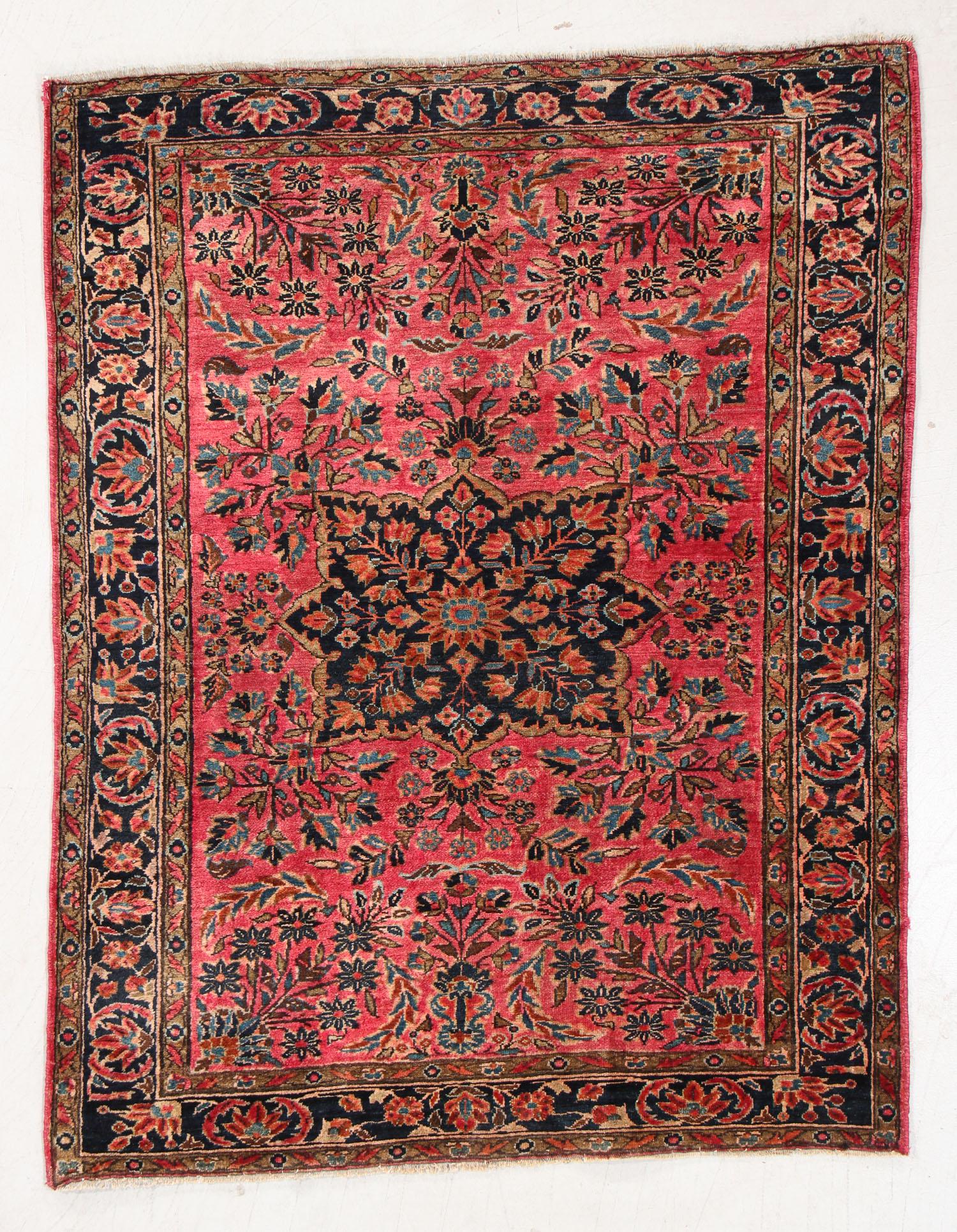 Sarouk Rug, Persia, Ca. 1920, 3'7'' x 4'8'' (1 of 5)