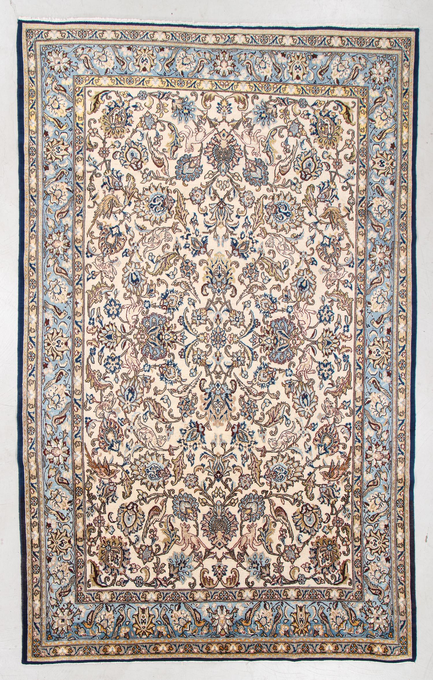 Qum Rug, Persia, Mid 20th C., 6'5'' x 10'6'' (1 of 5)