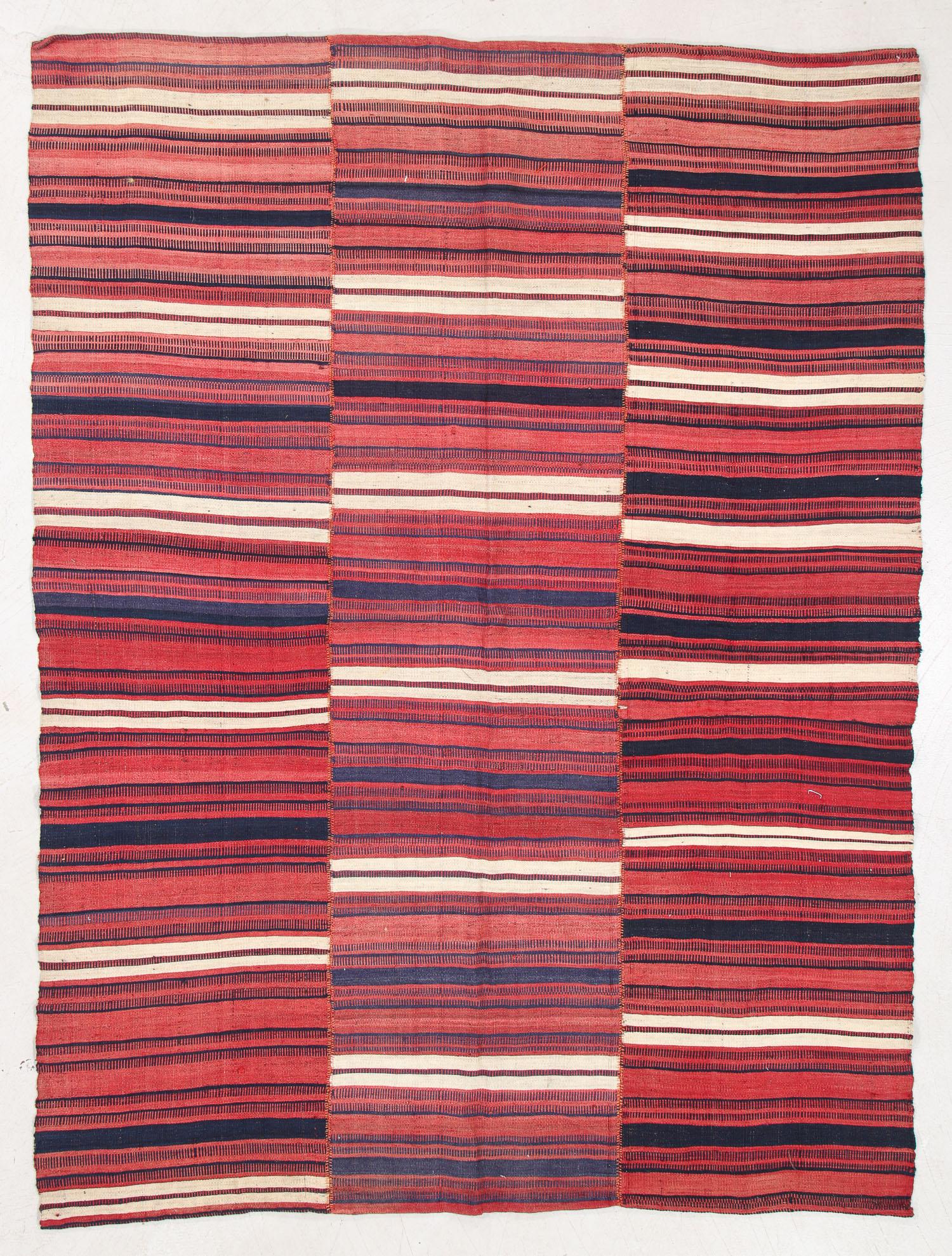 Mazandaran Kilim, Persia, Ca. 1900, 4'11'' x 6'5'' (1 of 4)