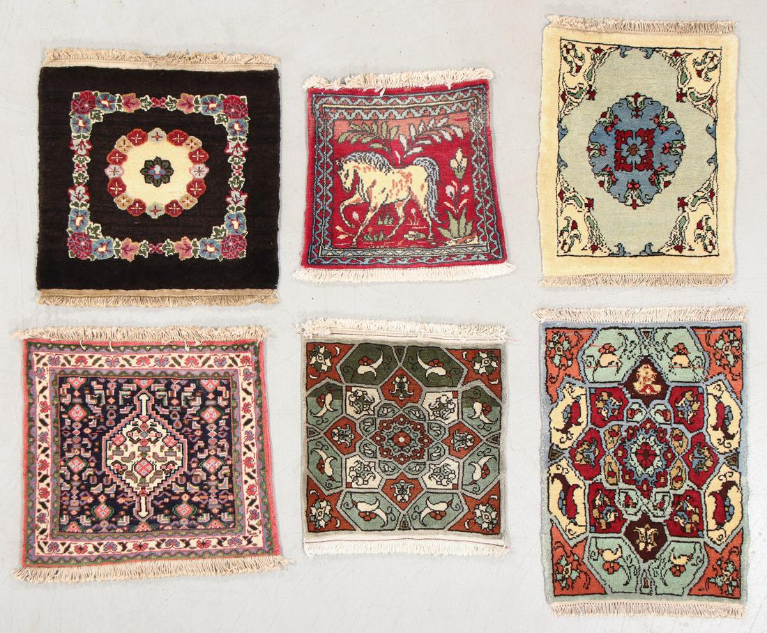 Group of 6 Vintage Mats. Persia (1 of 8)