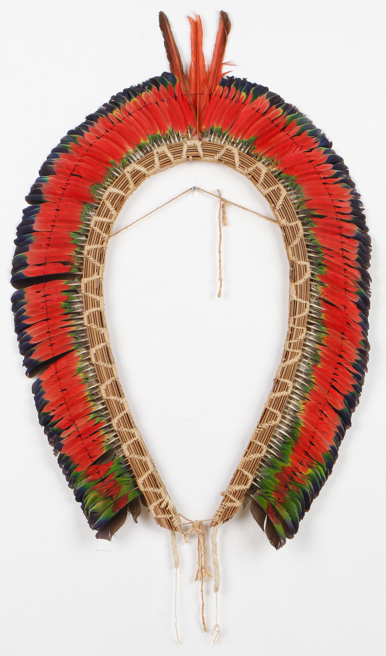 Amazonian Kayapo Indian Ceremonial Headdress, Xingu (1 of 2)