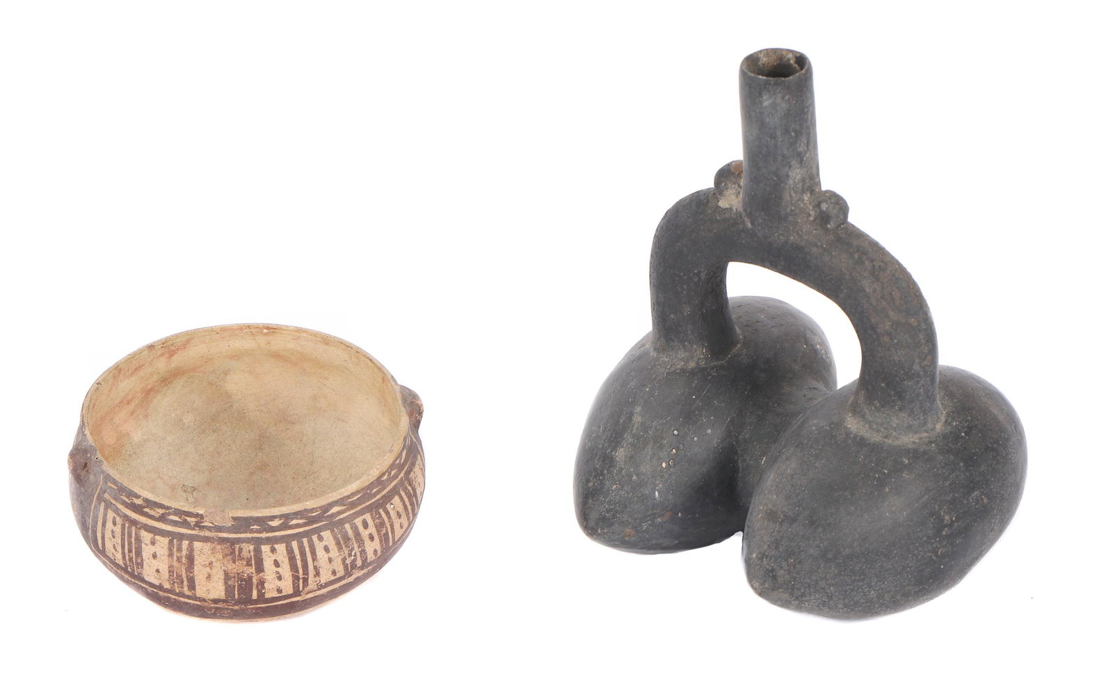 Two Pre-Columbian Pottery Vessels (1 of 6)