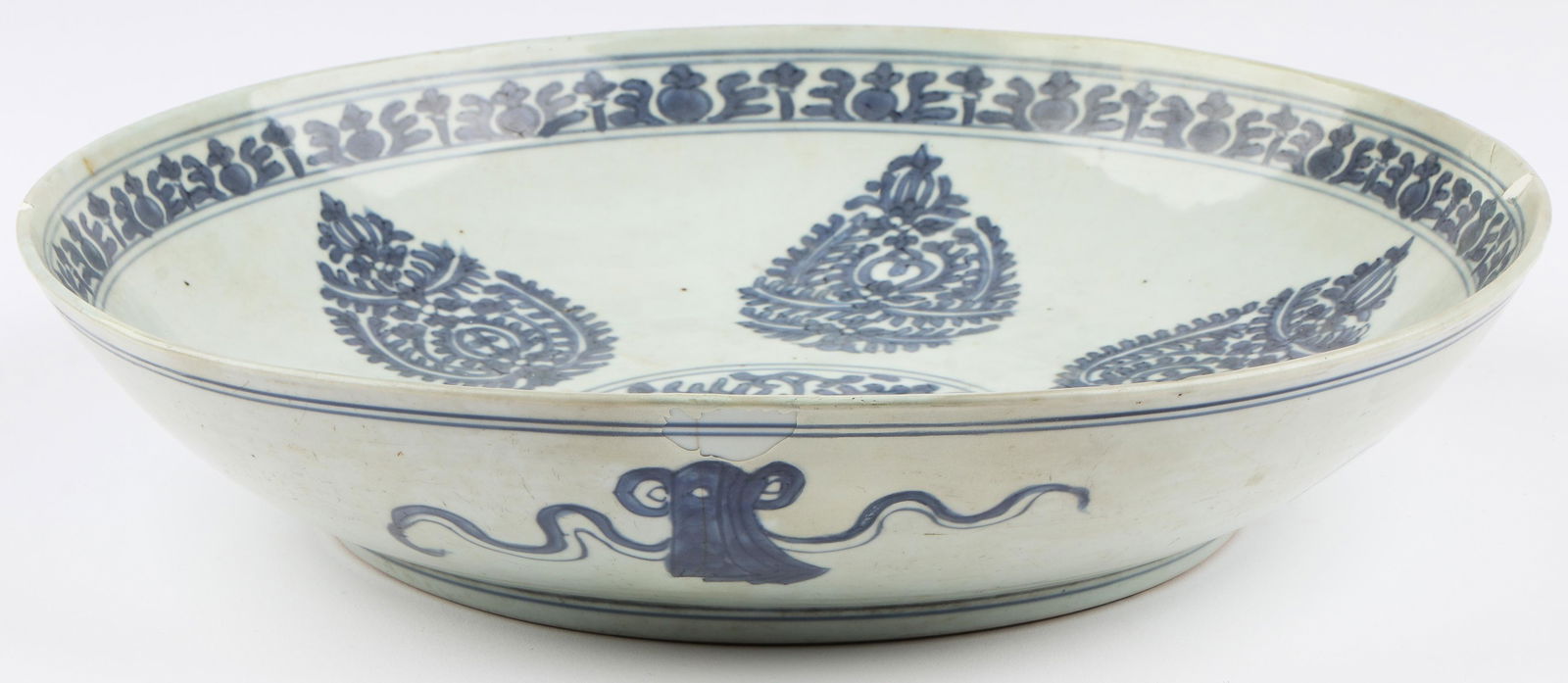 Chinese Blue and White Porcelain Plate, Ming Dynasty (1 of 3)