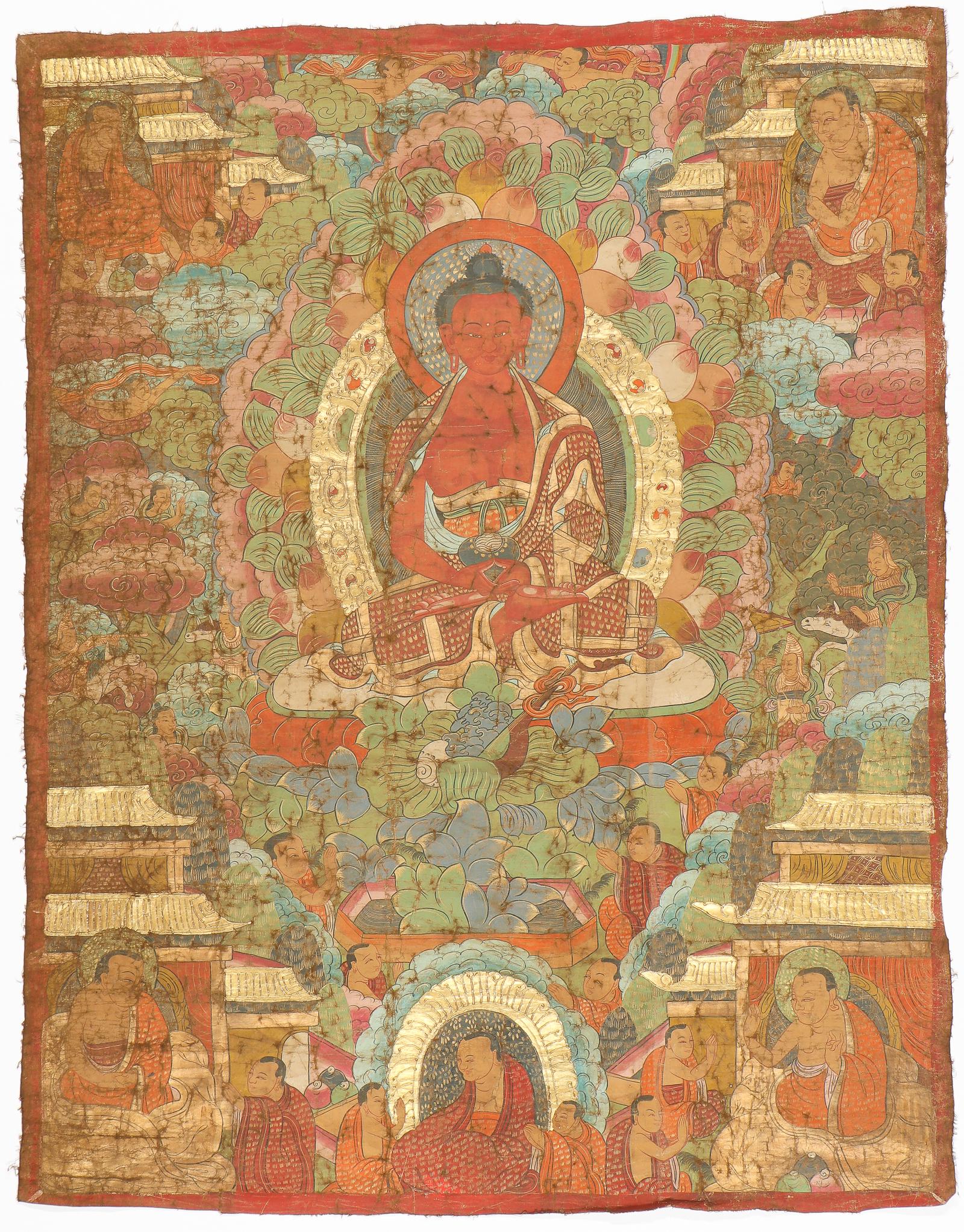 Large Antique Tibetan Thangka (1 of 4)
