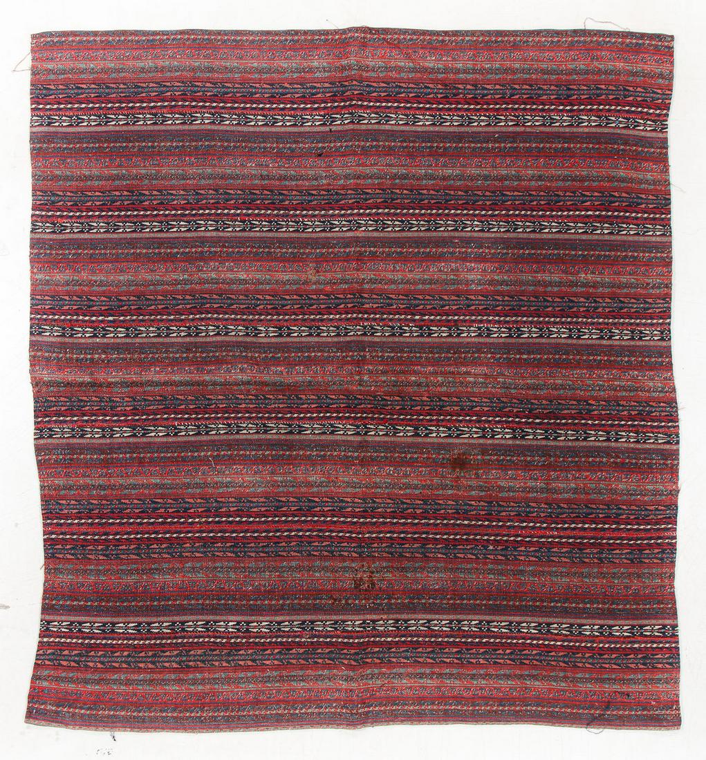 West Persian Kilim, Late 19th C., 5'10'' x 6'5'' (1 of 4)