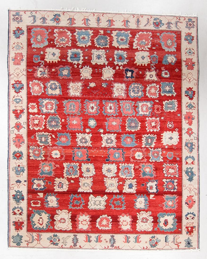 Vintage Azeri Rug, Turkey, 9'3'' x 11'2'' (1 of 5)