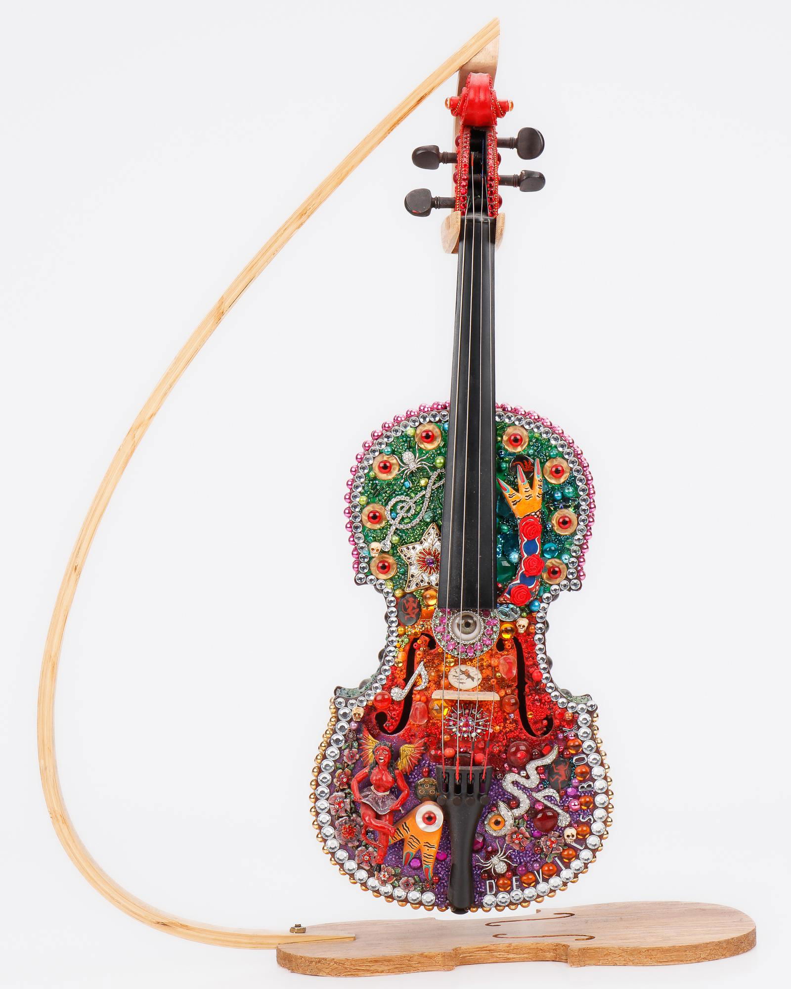 Whit Connah (American, 1939-2016) "Devil Box" Violin (1 of 6)