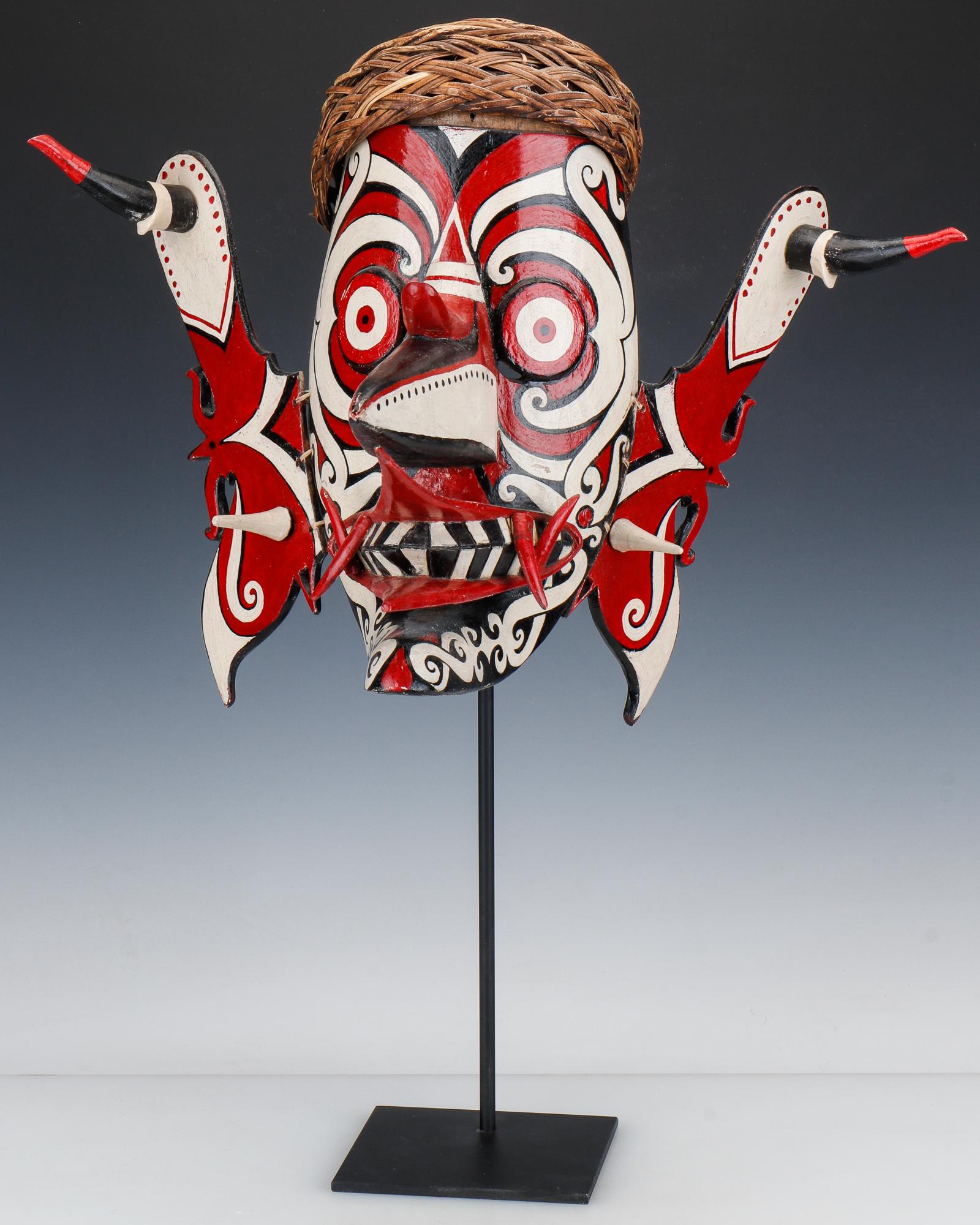 Vintage Dayak Hudoq Mask, Borneo (1 of 5)