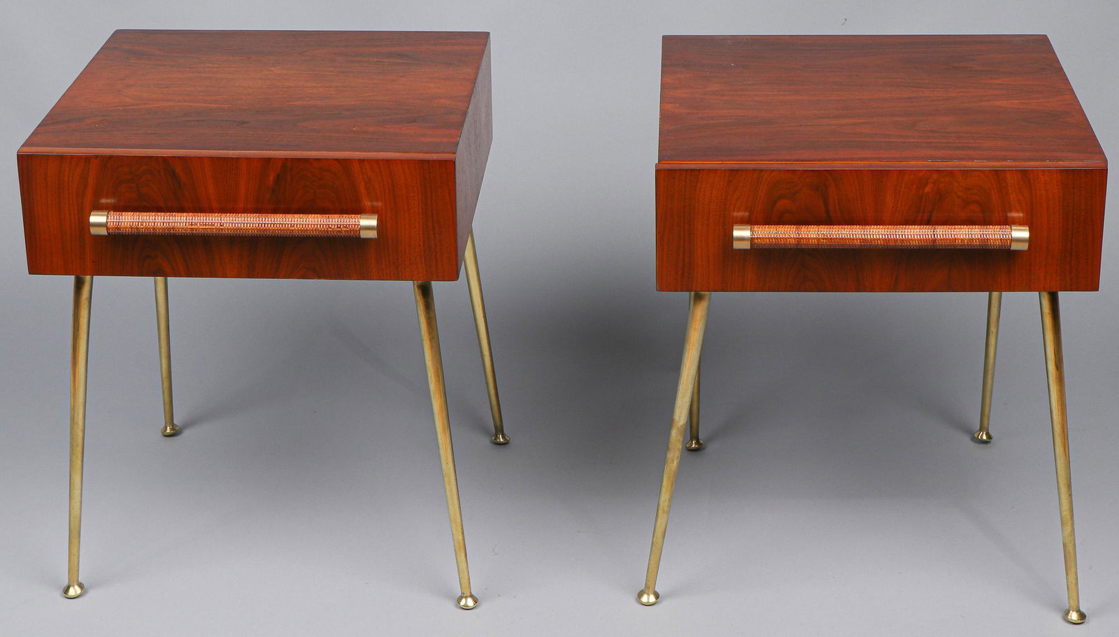Pair of T.H. Robsjohn-Gibbings MCM Nightstands (1 of 6)