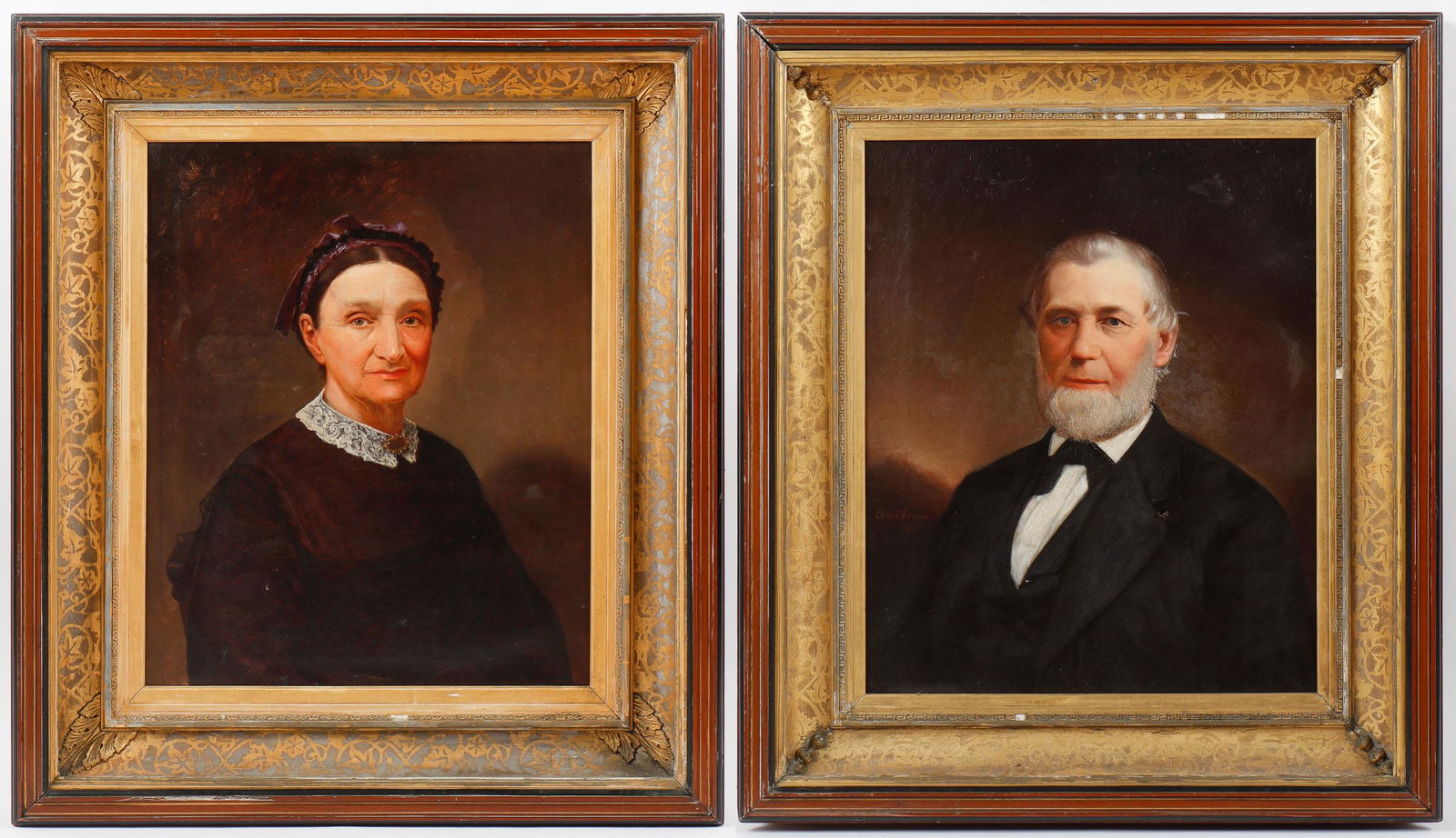 Charles V. Brown (American, 1848-1926)  2 Portraits (1 of 2)