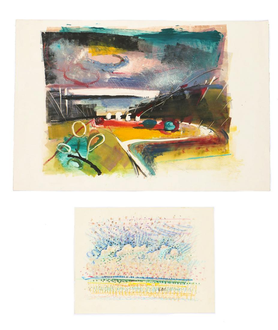 John Evans (American, b.1945) Two Works (1 of 8)