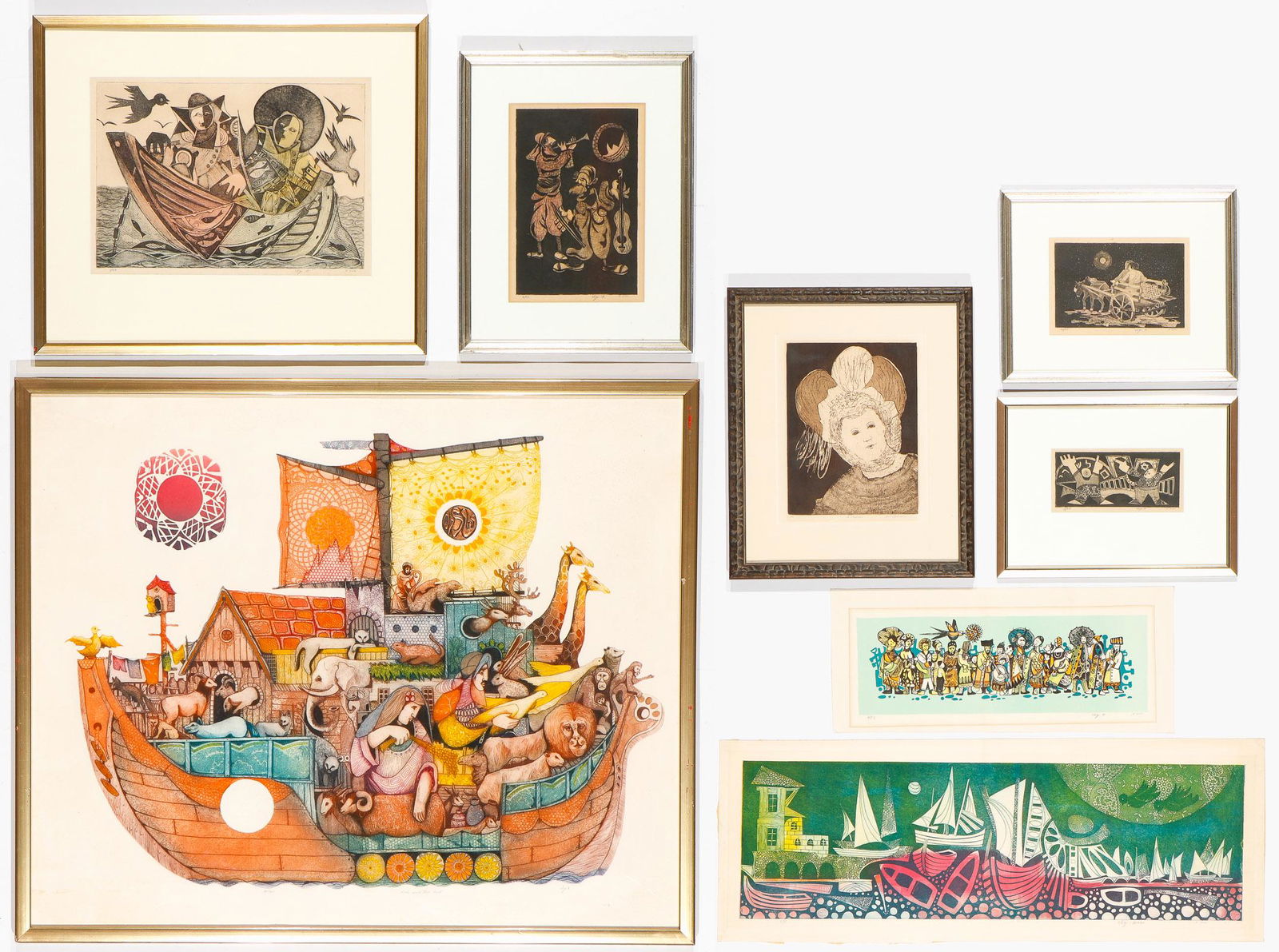 Group of Assorted Artworks by Amram Ebgi (1 of 4)